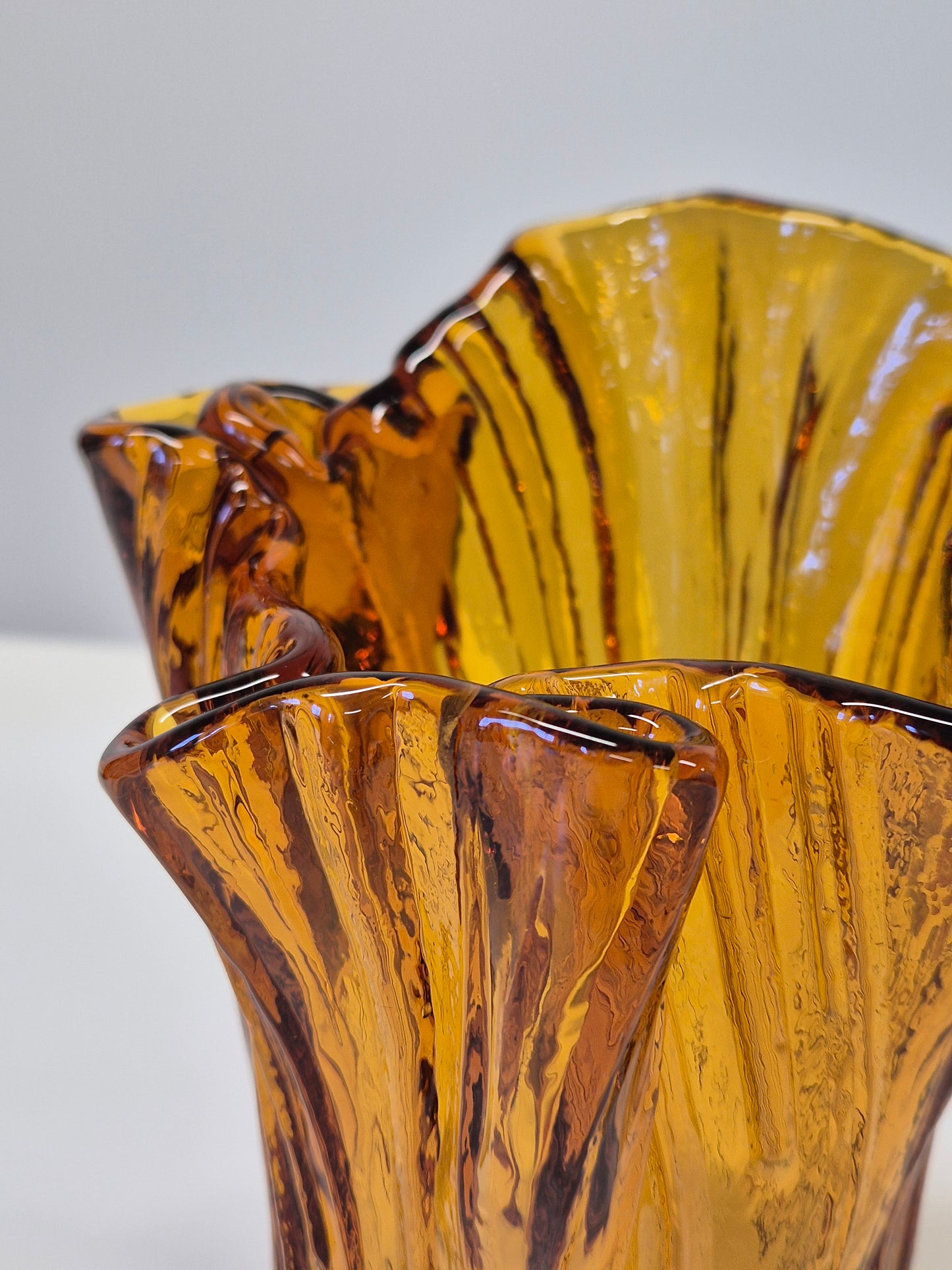Retro Muurla Glazen Vaas – Fins Vintage Design