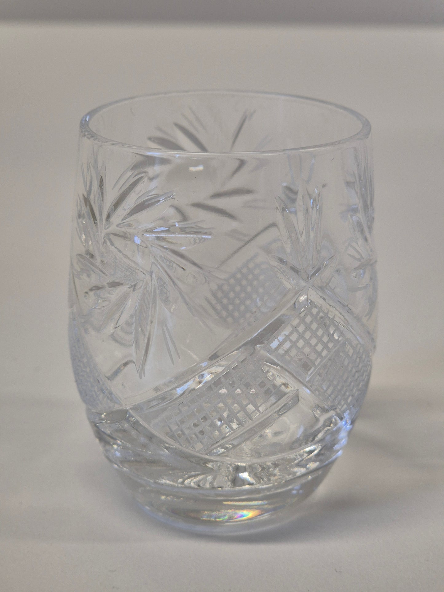 Vintage Crystal Schnapps Glas