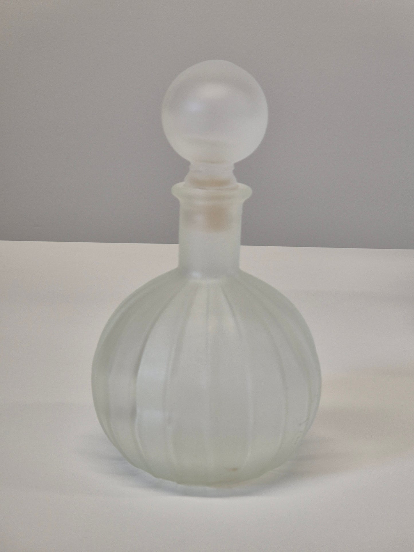 1950s Frosted Glass Vanity Perfume Bottle