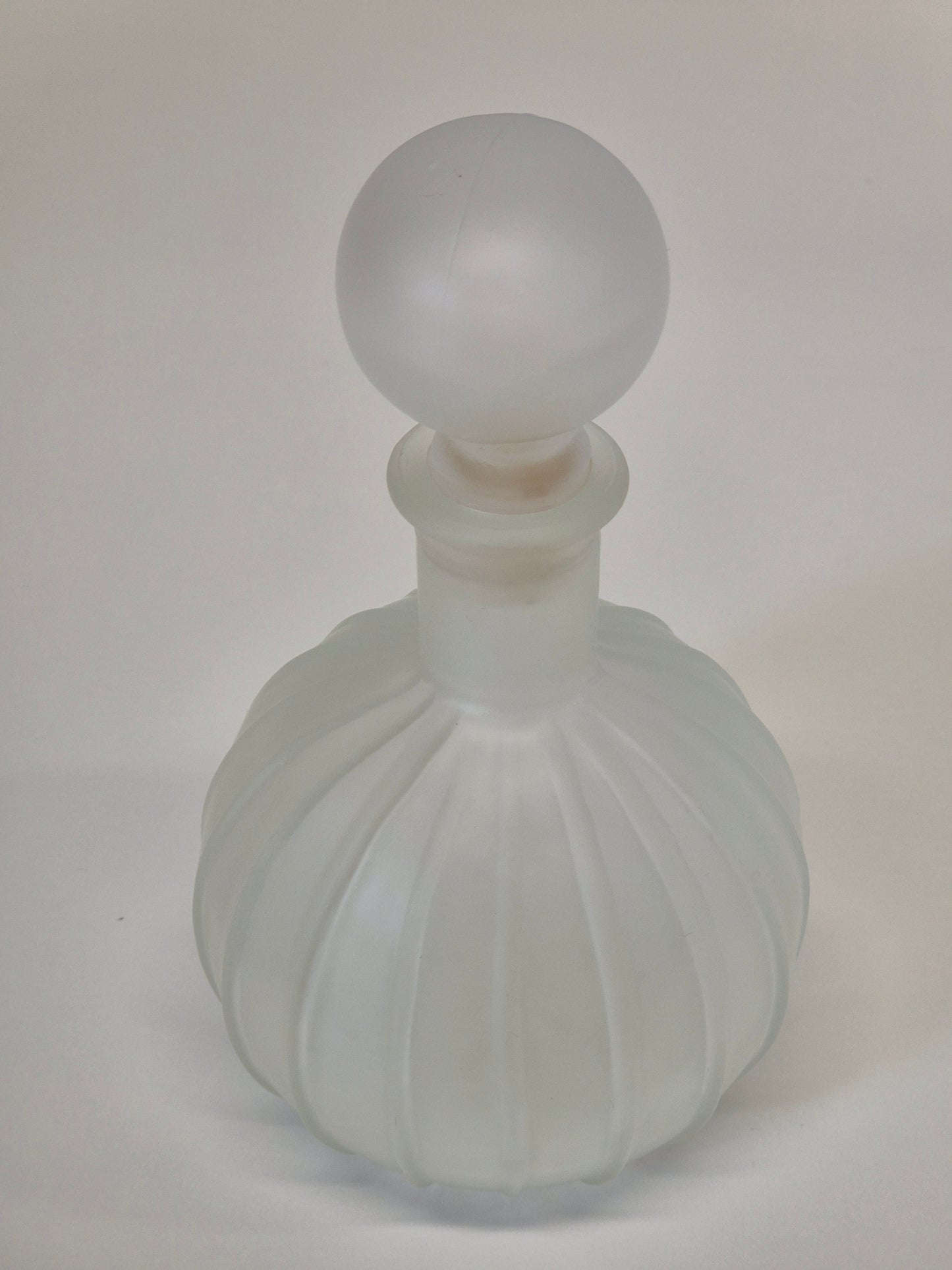 1950s Frosted Glass Vanity Perfume Bottle