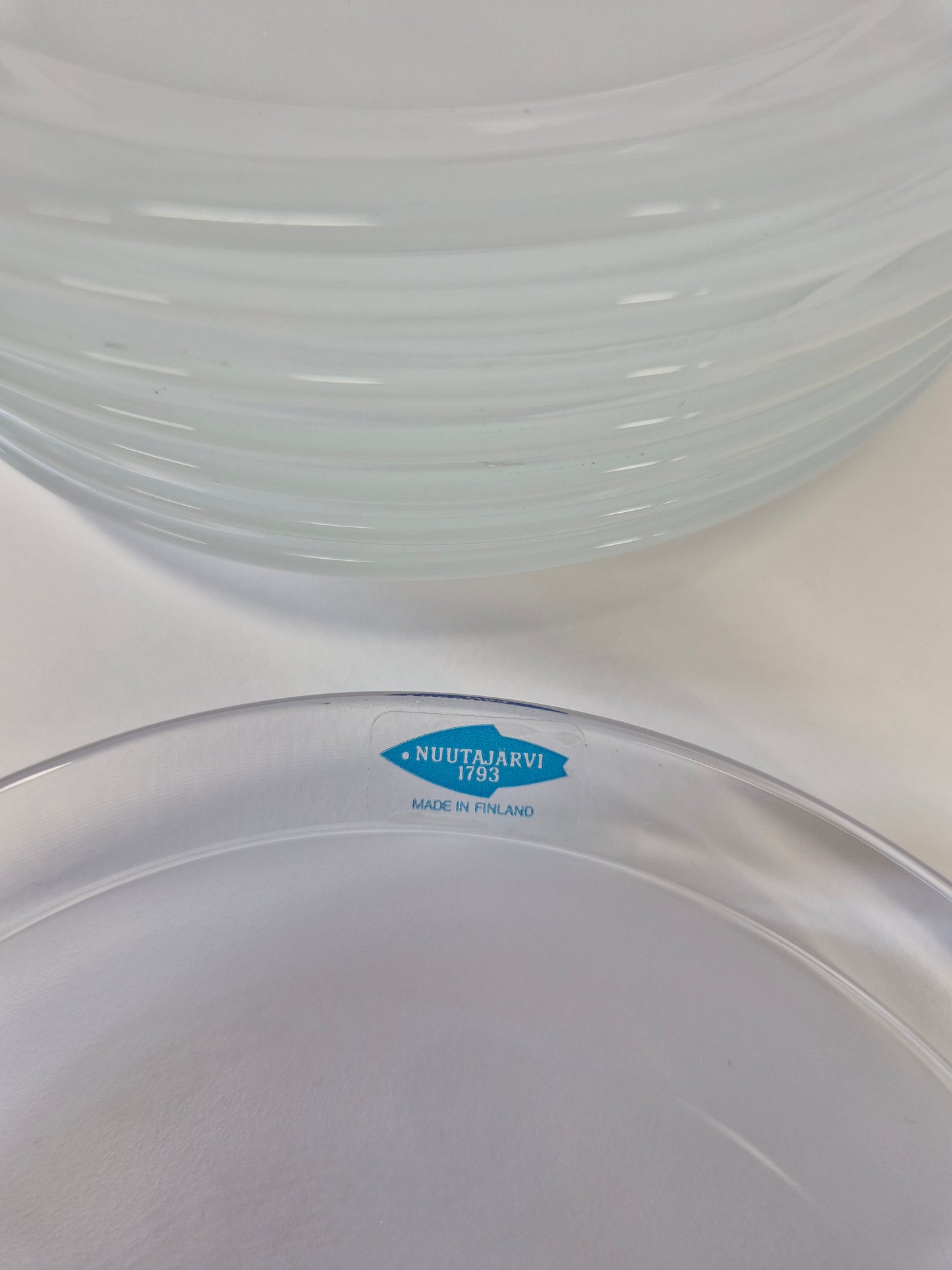 Vintage Nuutajärvi Lumikuru Dessert Plate - 1986