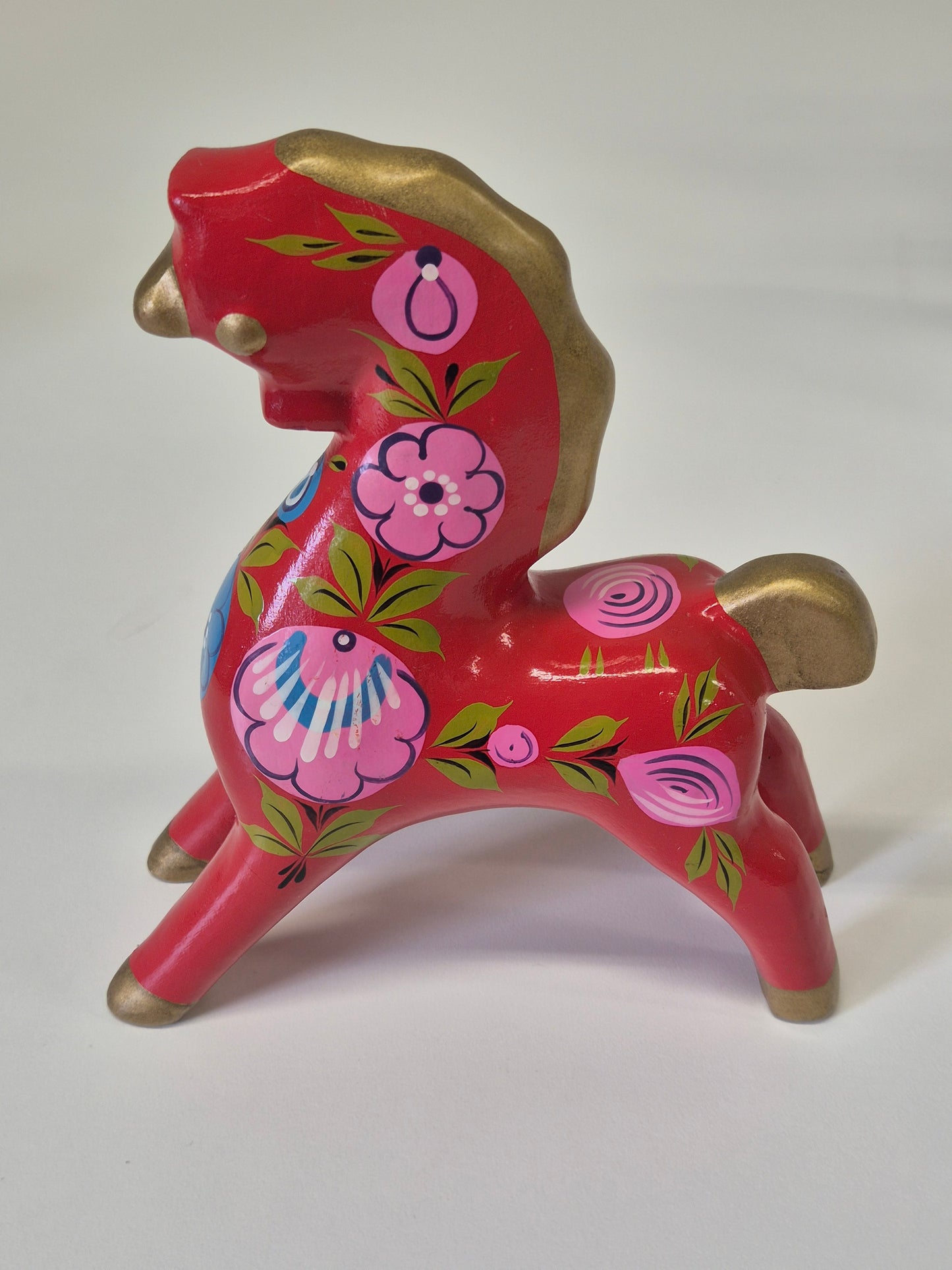 Vintage Khokhloma-paard
