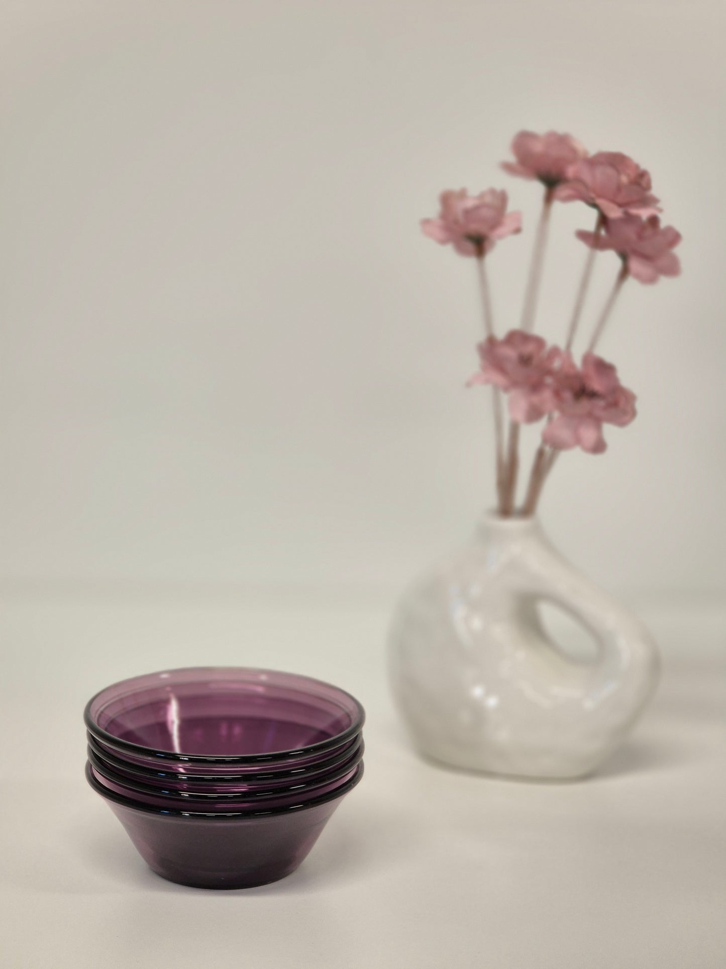 Vintage Lilac Dessert Bowl