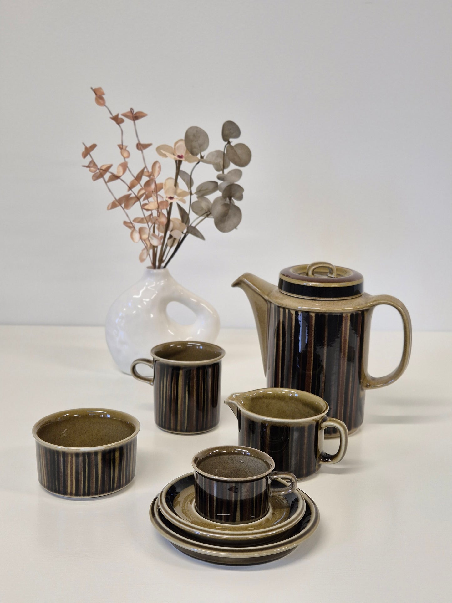 Arabia Kosmos Coffee Trio Set Gunvor Olin-Grönqvist (1962)