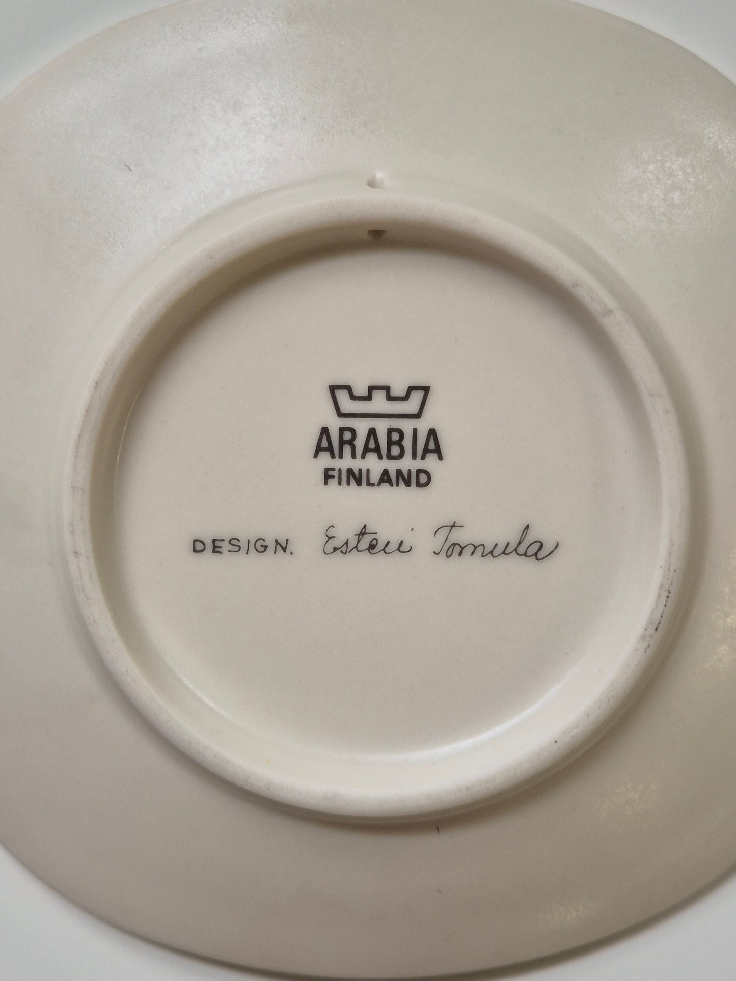 Arabia “Botanica” Wall Plate – Esteri Tomula (1988–1989)