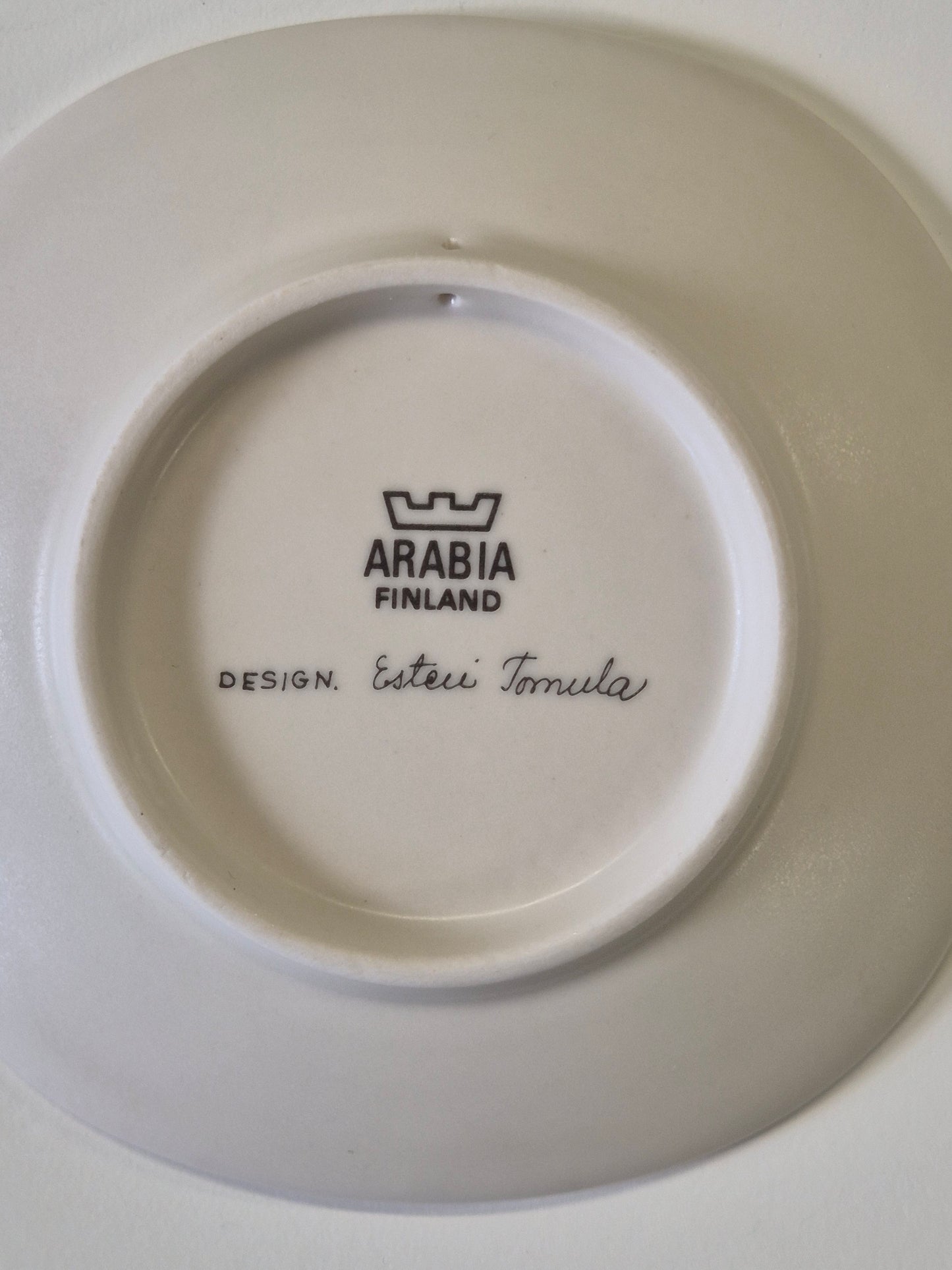 Arabia “Botanica” Wall Plate – Esteri Tomula (1988–1989)