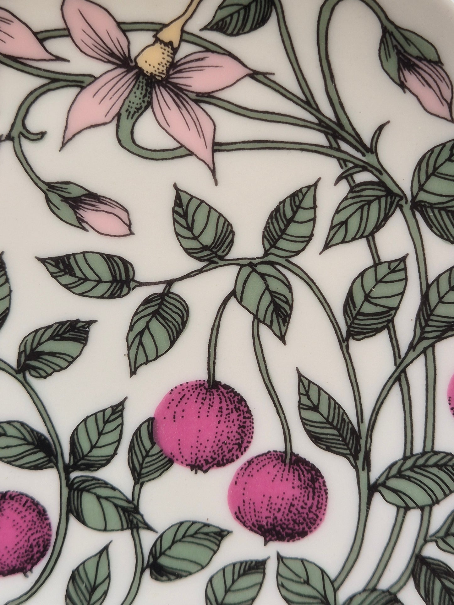 Arabia “Botanica” Wall Plate – Esteri Tomula (1988–1989)