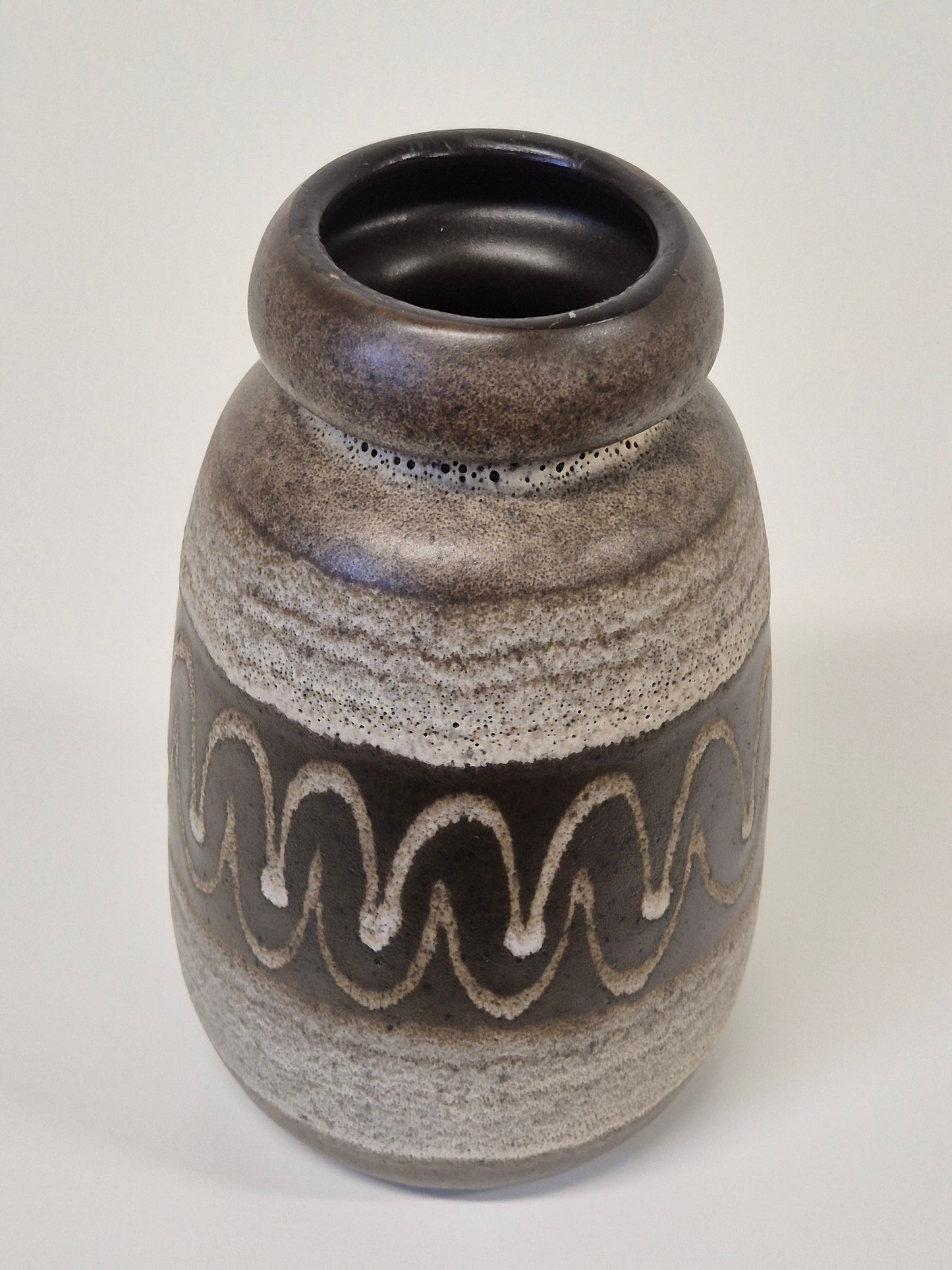 Vintage Oost-Duitse keramische vaas - Mid-Century Modern aardewerk