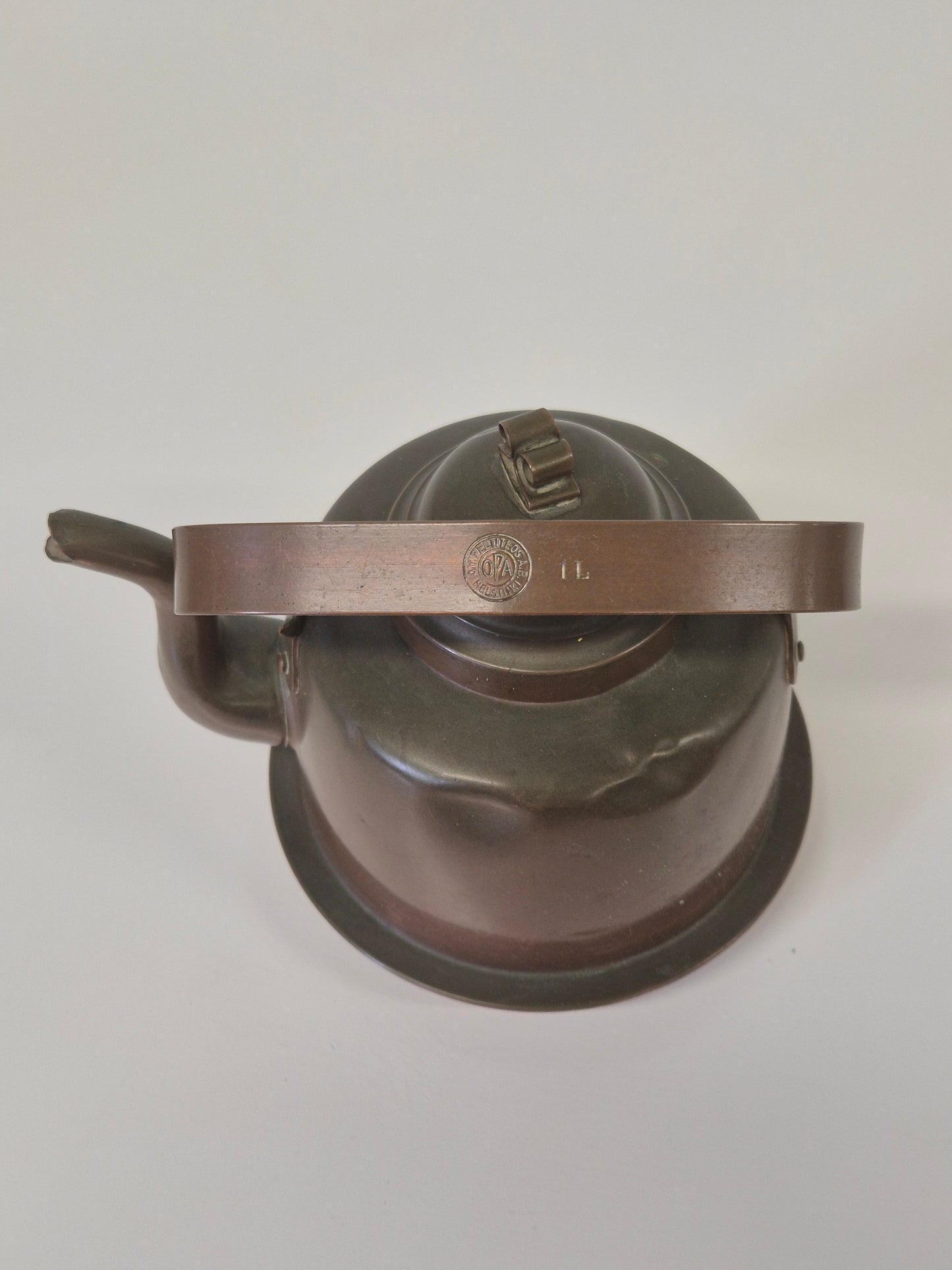 Vintage Gottfrid Carlsson koperen pan – 1L | Eskilstuna, Zweden