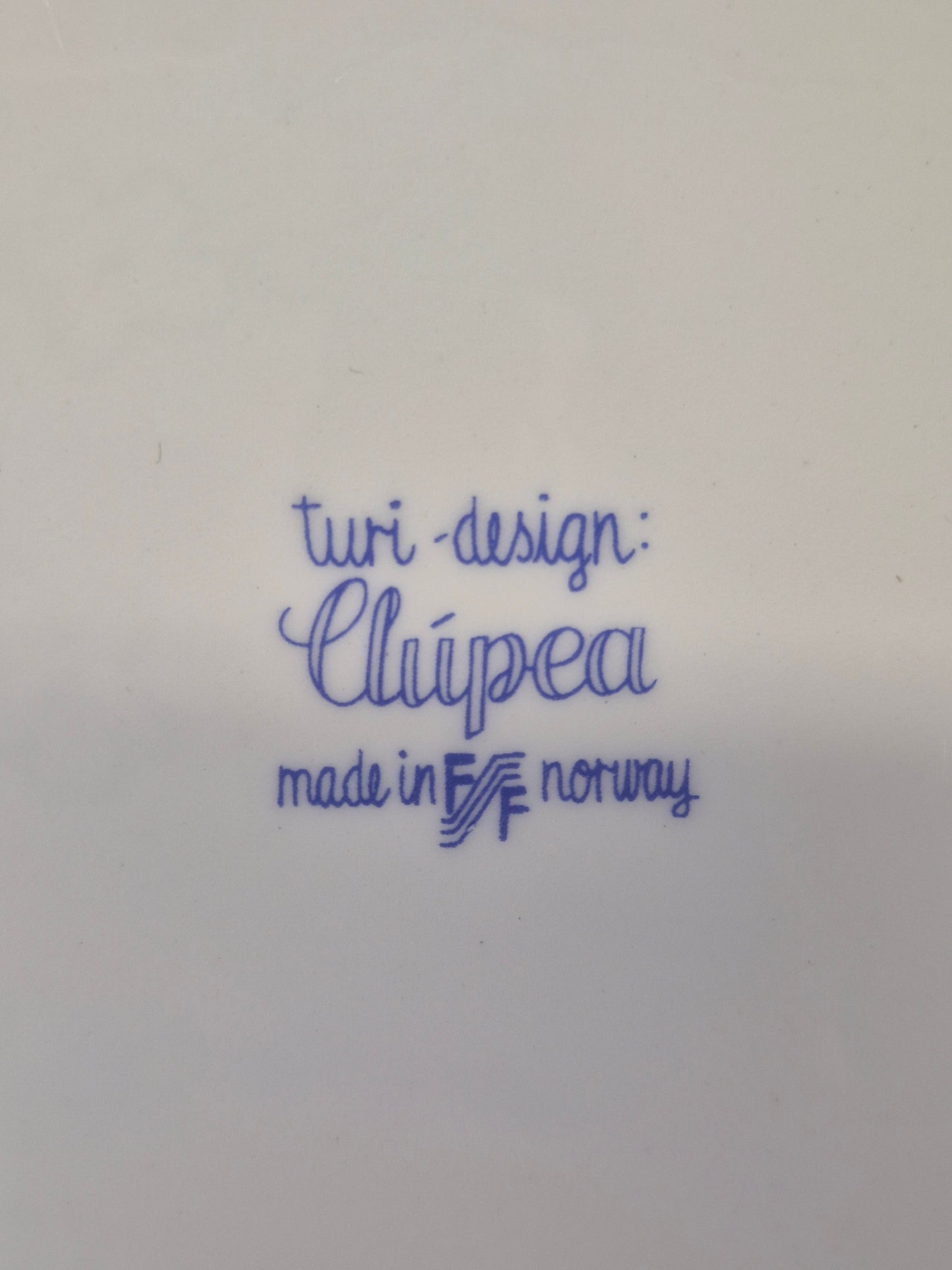 Vintage Figgjo Flint Clupea serveerbord – Turi Gramstad Design