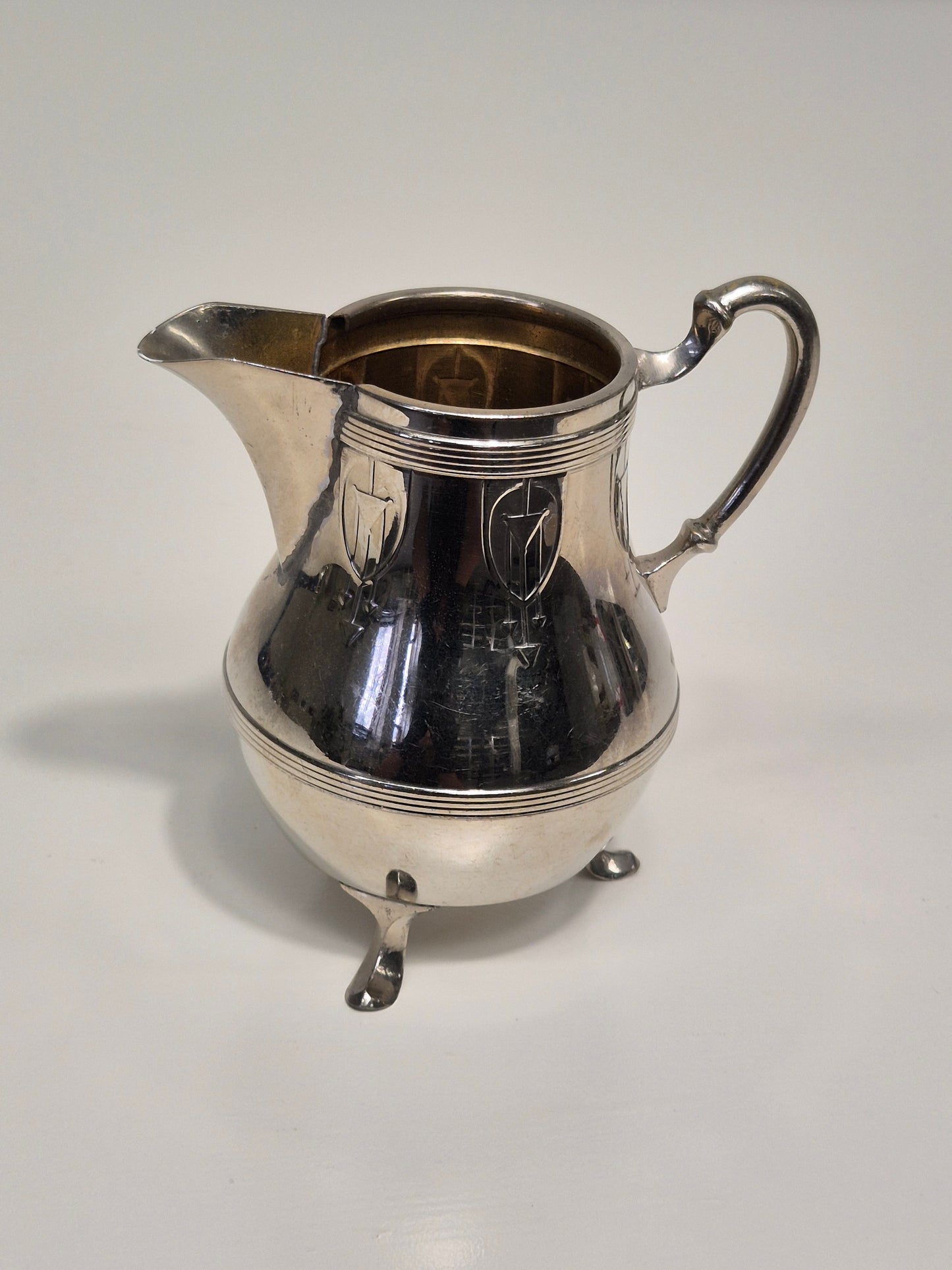Antique Jugend Style Jug, Sugar Bowl & Creamer – Elegant Art Nouveau Set