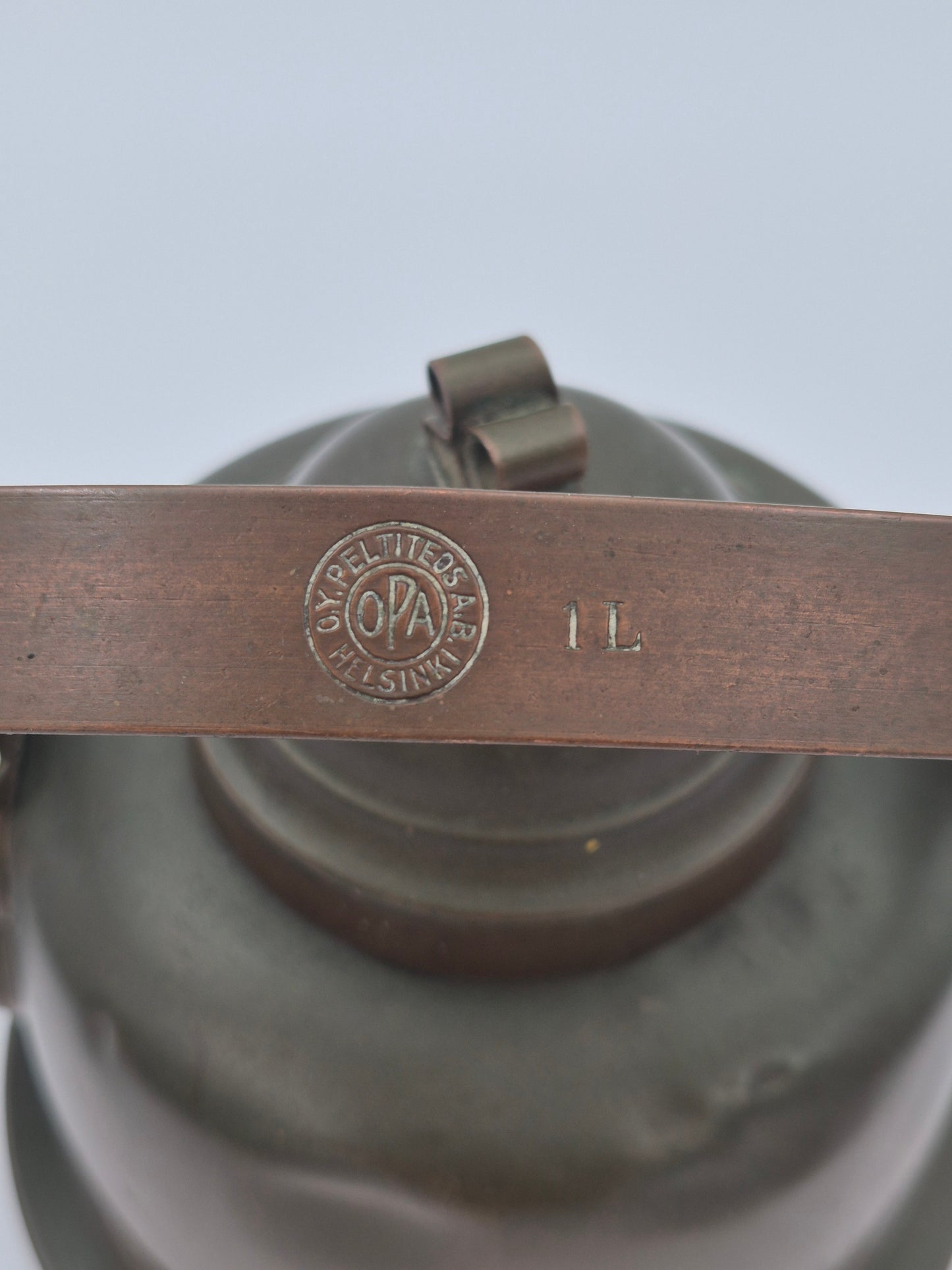 Vintage Opa koperen waterkoker 1 L – Fins gemaakte waterkoker
