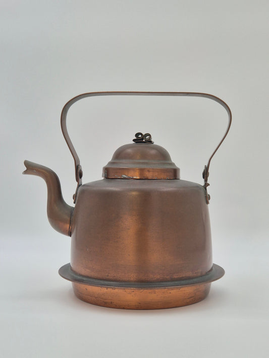 Antique Skultuna 1607 Copper Kettle 1,5 L| Swedish Royal Metalwork