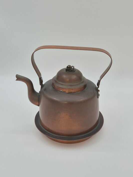 Antique Skultuna 1607 Copper Kettle 1,5 L| Swedish Royal Metalwork