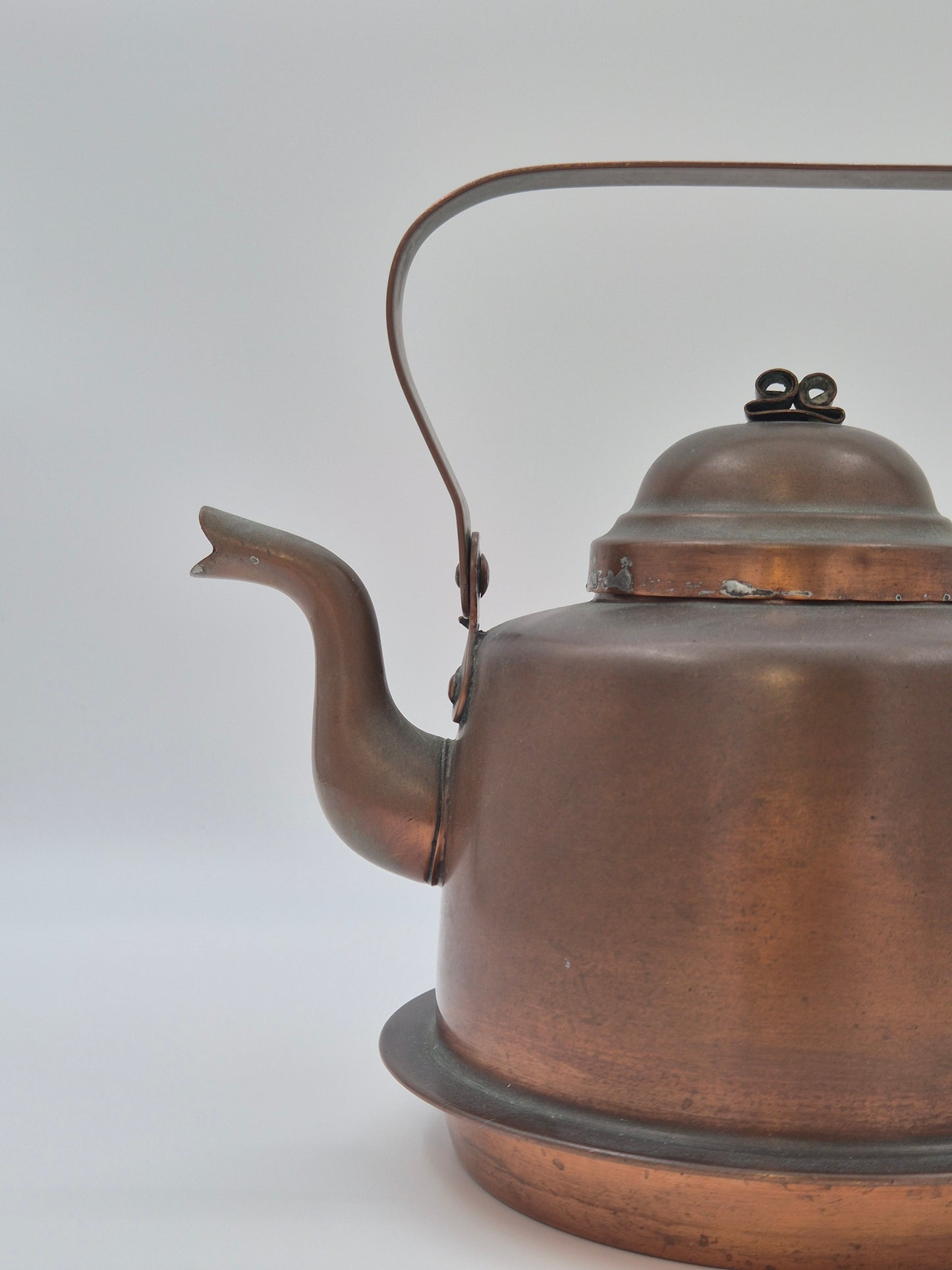 Antique Skultuna 1607 Copper Kettle 1,5 L| Swedish Royal Metalwork