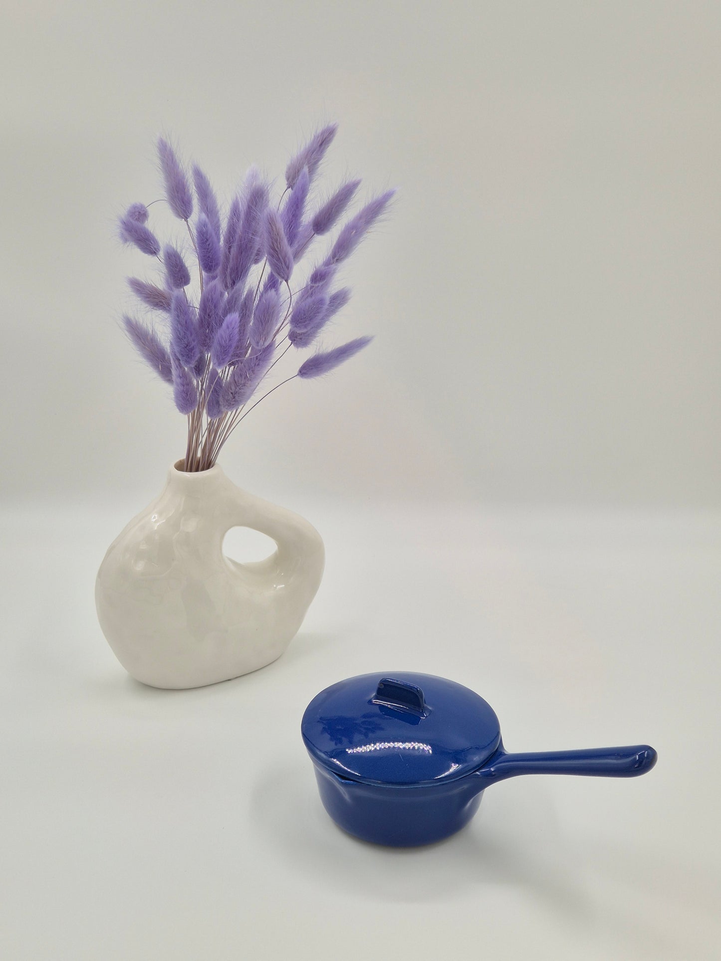 Vintage Rosenlew boterpan – Blauw, Finland