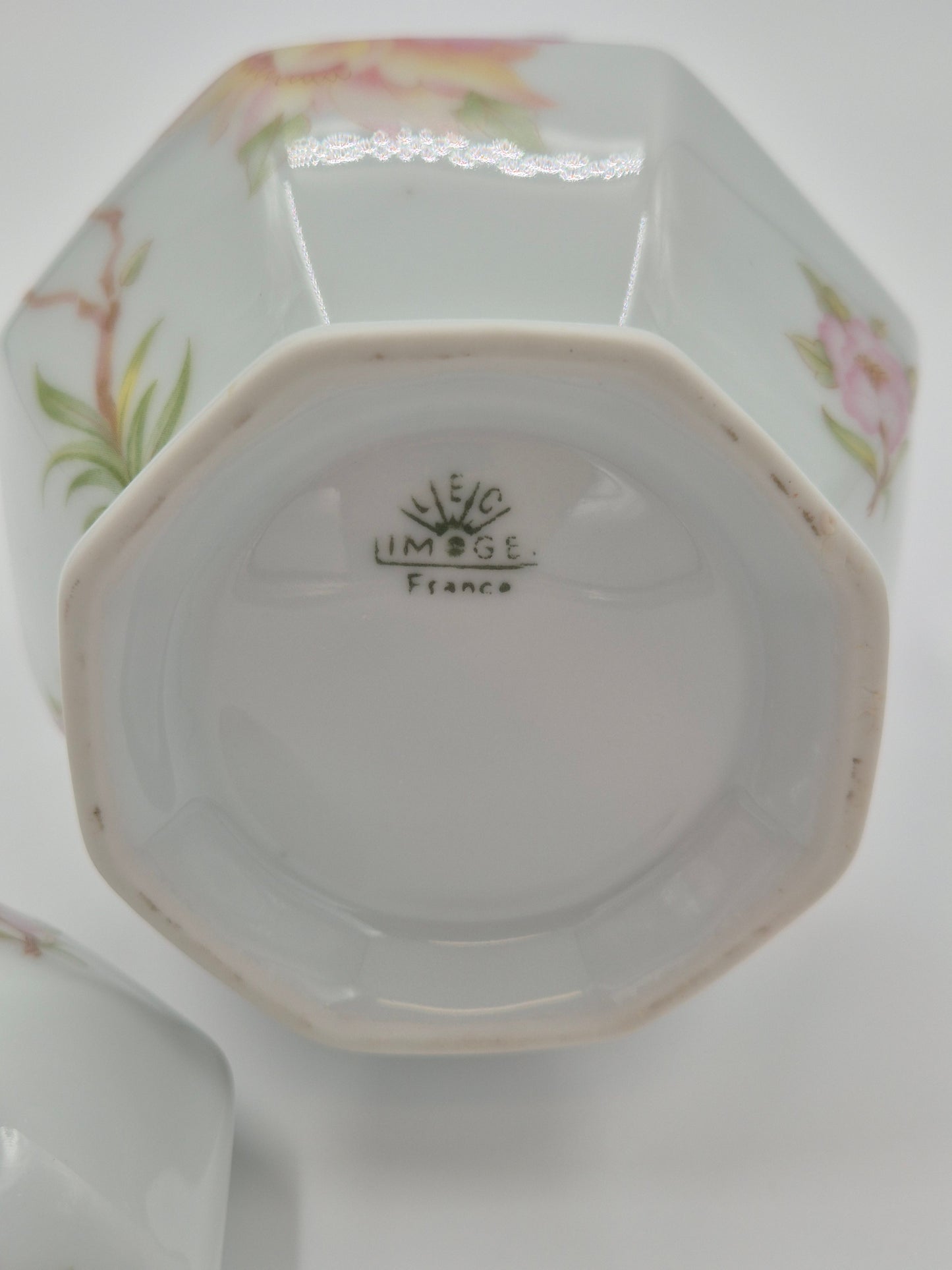 Limoges porseleinen suikerpot - Vintage Frans serviesgoed