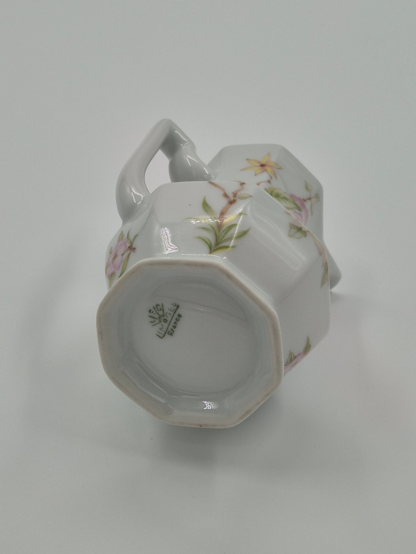 Limoges porseleinen roomkannetje – Vintage Franse melkkan