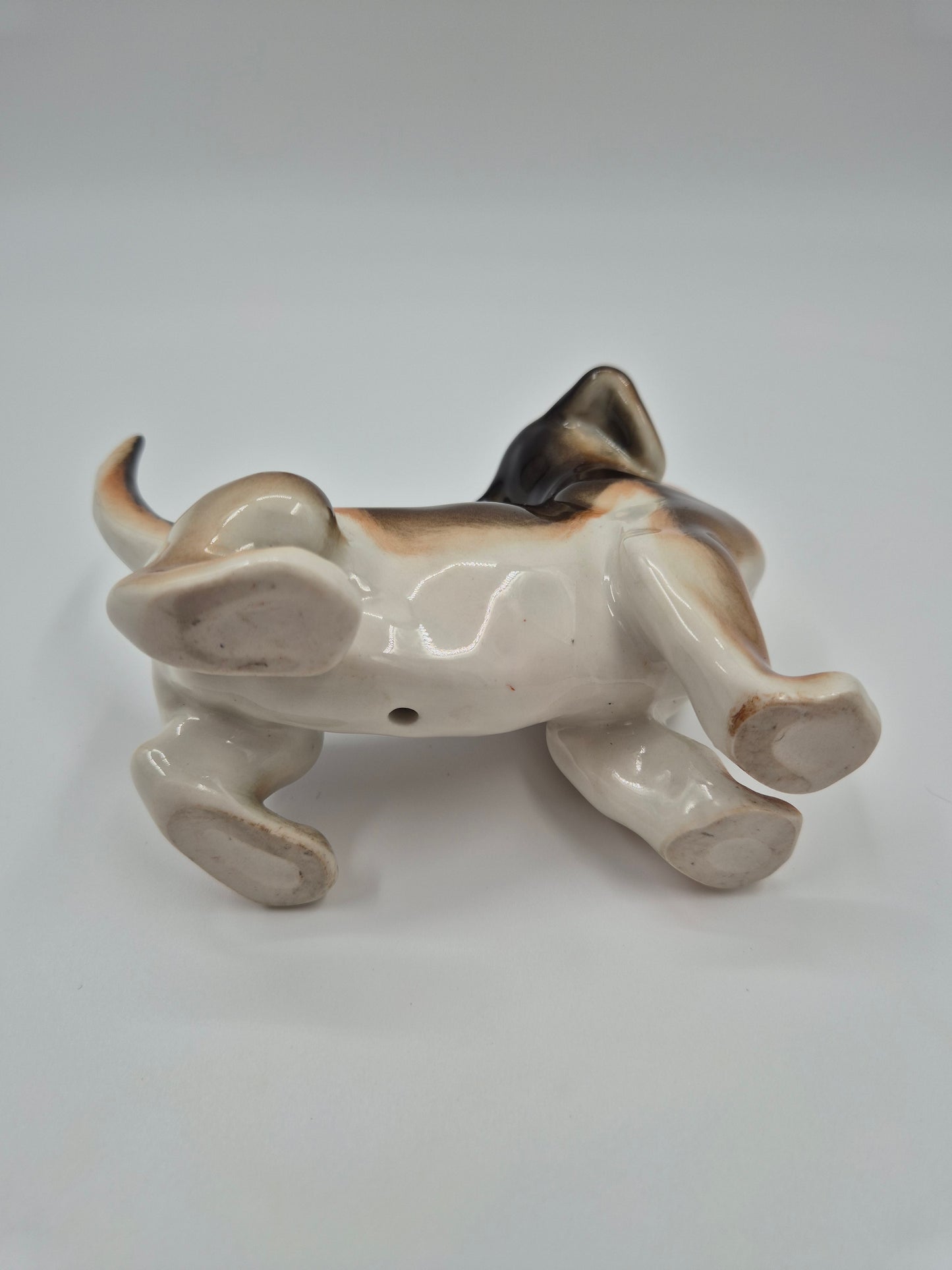Vintage Lomonosov Dachshund Figurine