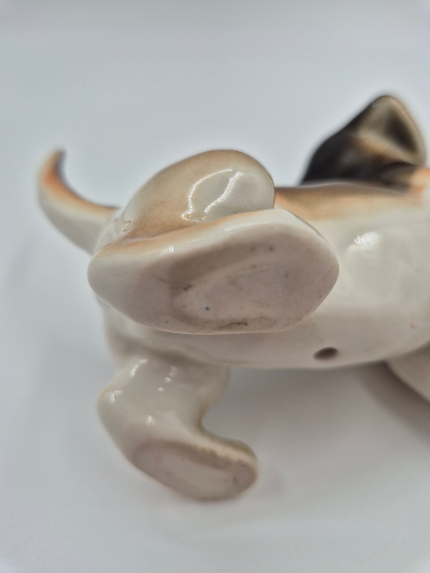 Vintage Lomonosov Dachshund Figurine
