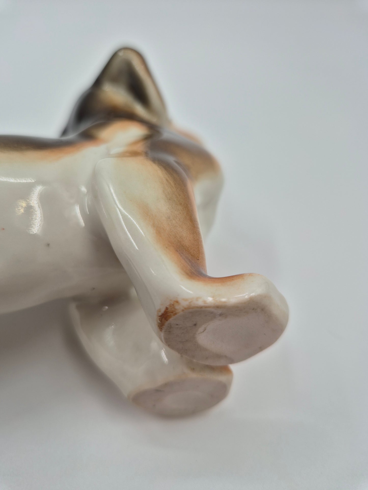 Vintage Lomonosov Dachshund Figurine