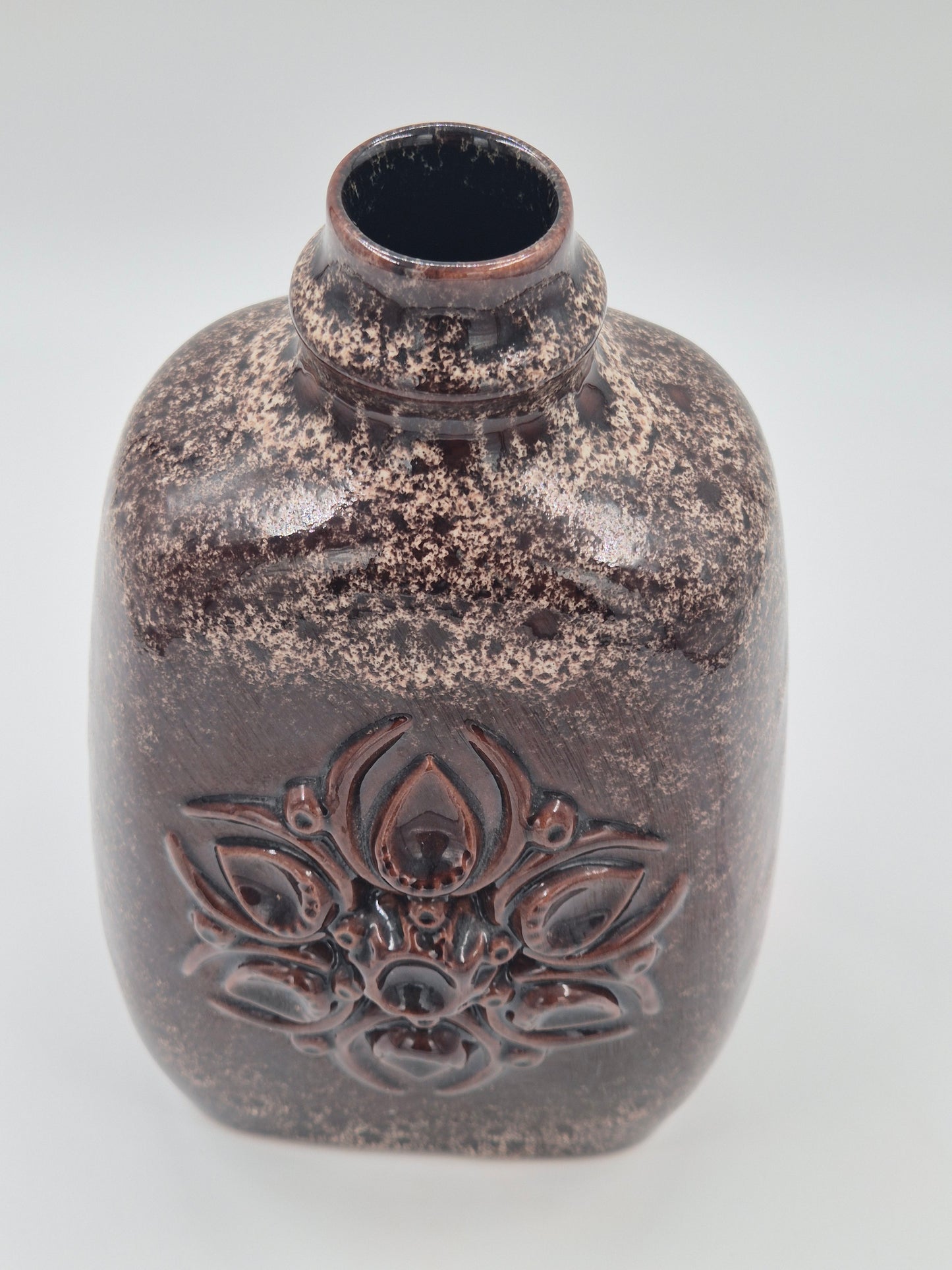 Vintage Strehla kleifles – Duits aardewerk uit het midden van de vorige eeuw