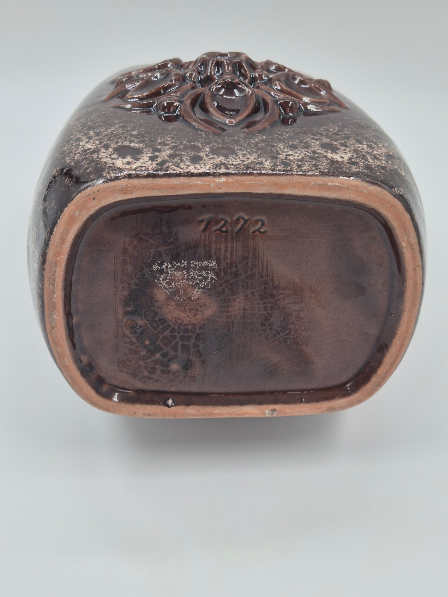 Vintage Strehla Clay Bottle – Mid-Century German Pottery