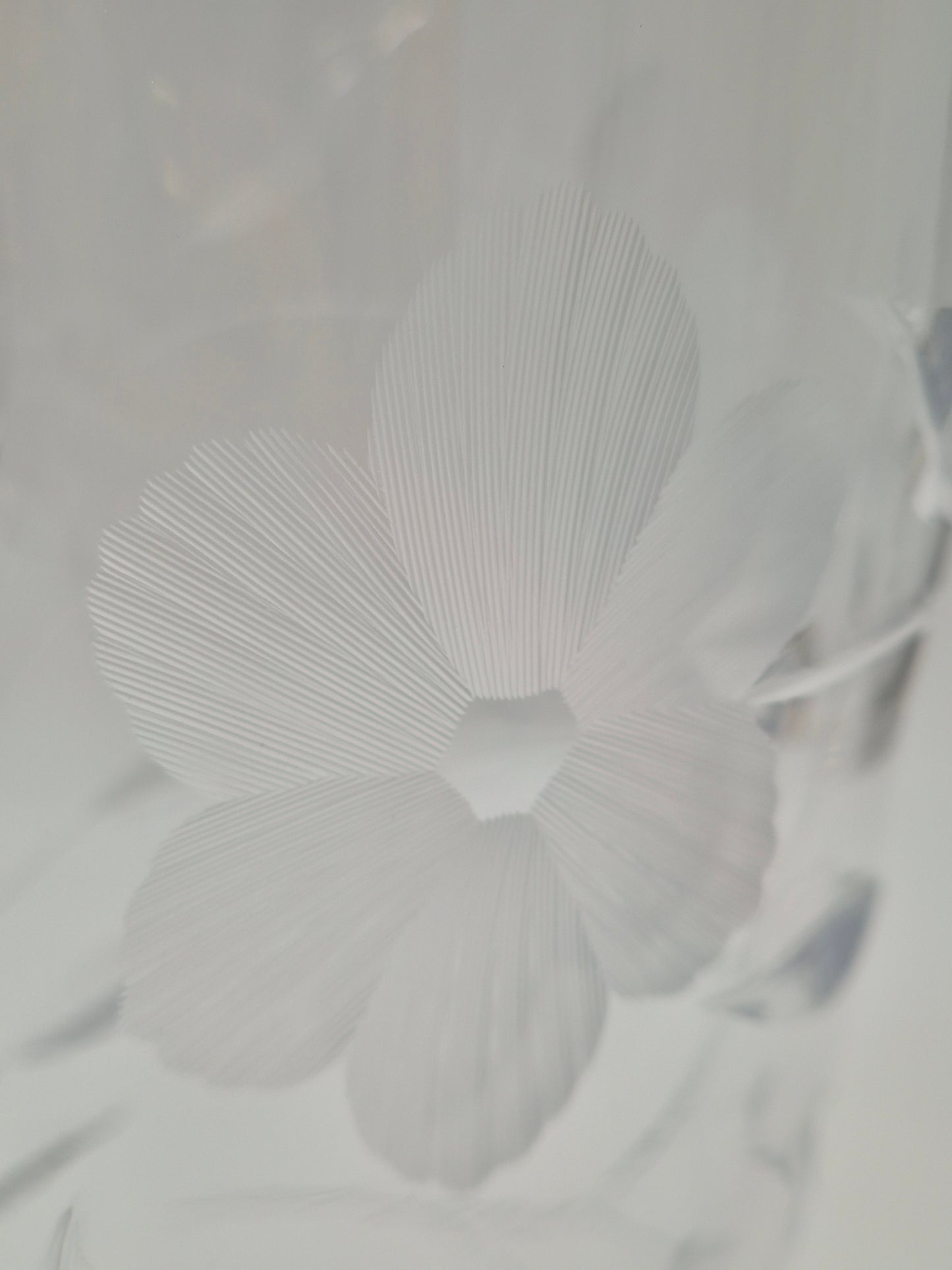 Grote kristallen vaas - elegante vintage woondecoratie