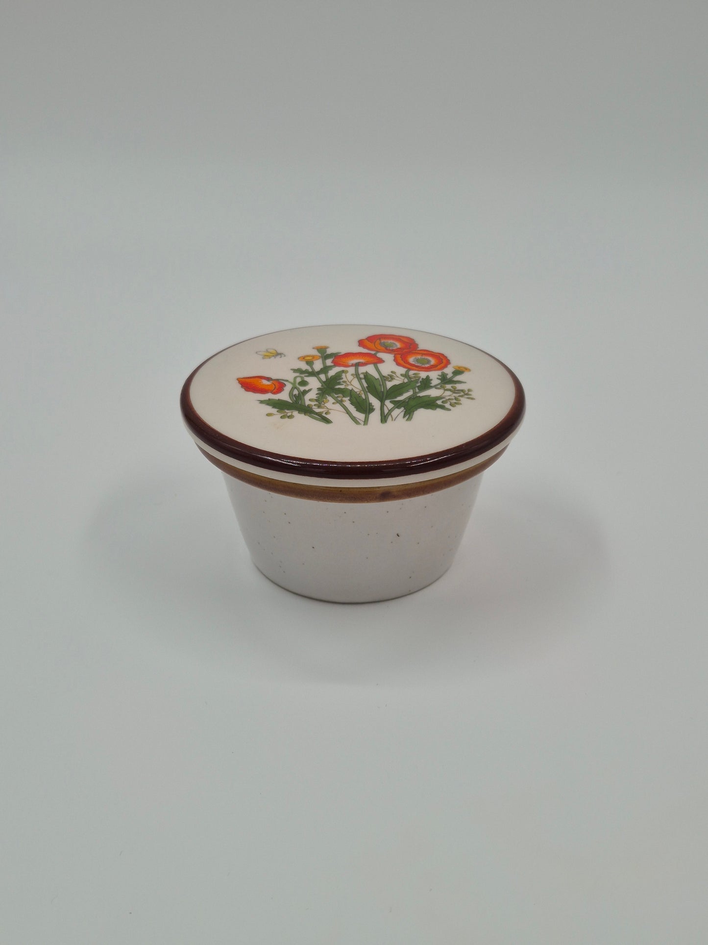Vintage kruidenpot met deksel
