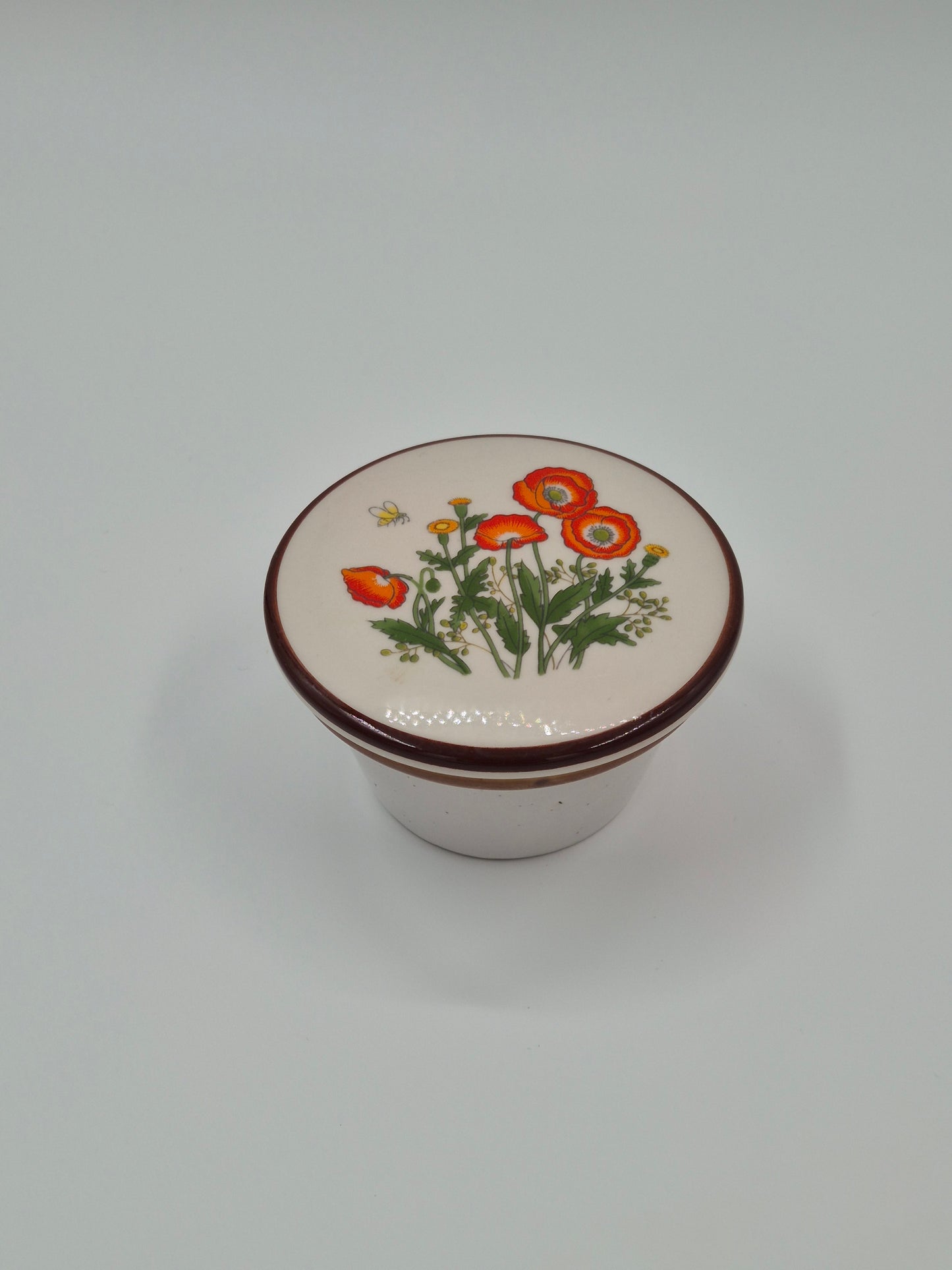 Vintage kruidenpot met deksel