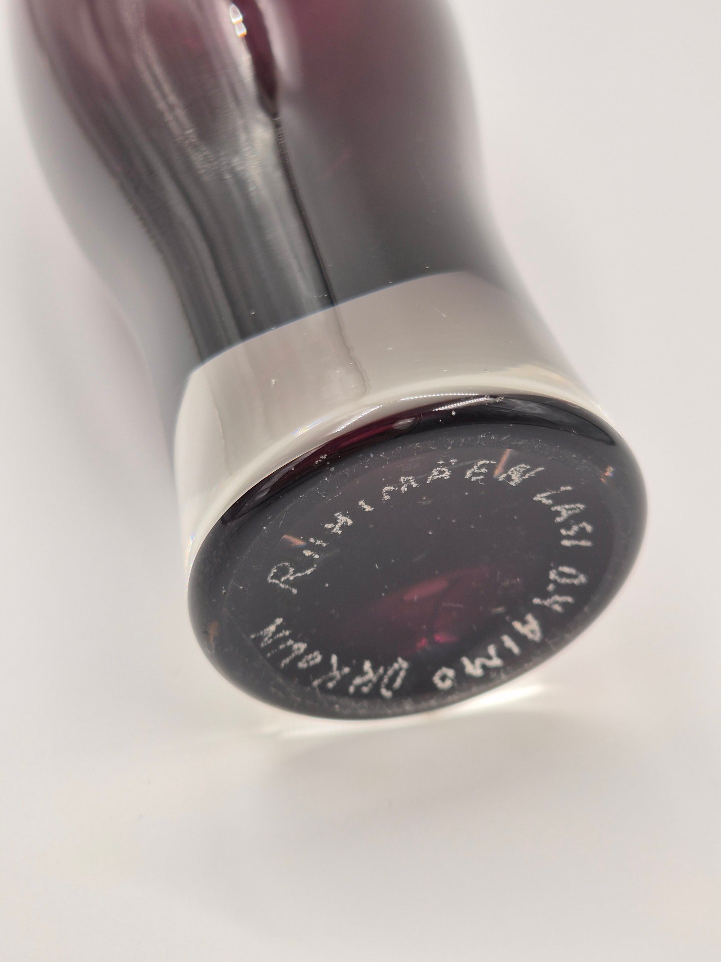 Aimo Okkolin "Nimipäivä" vaas - Gesigneerd Fins kunstglas uit het midden van de eeuw