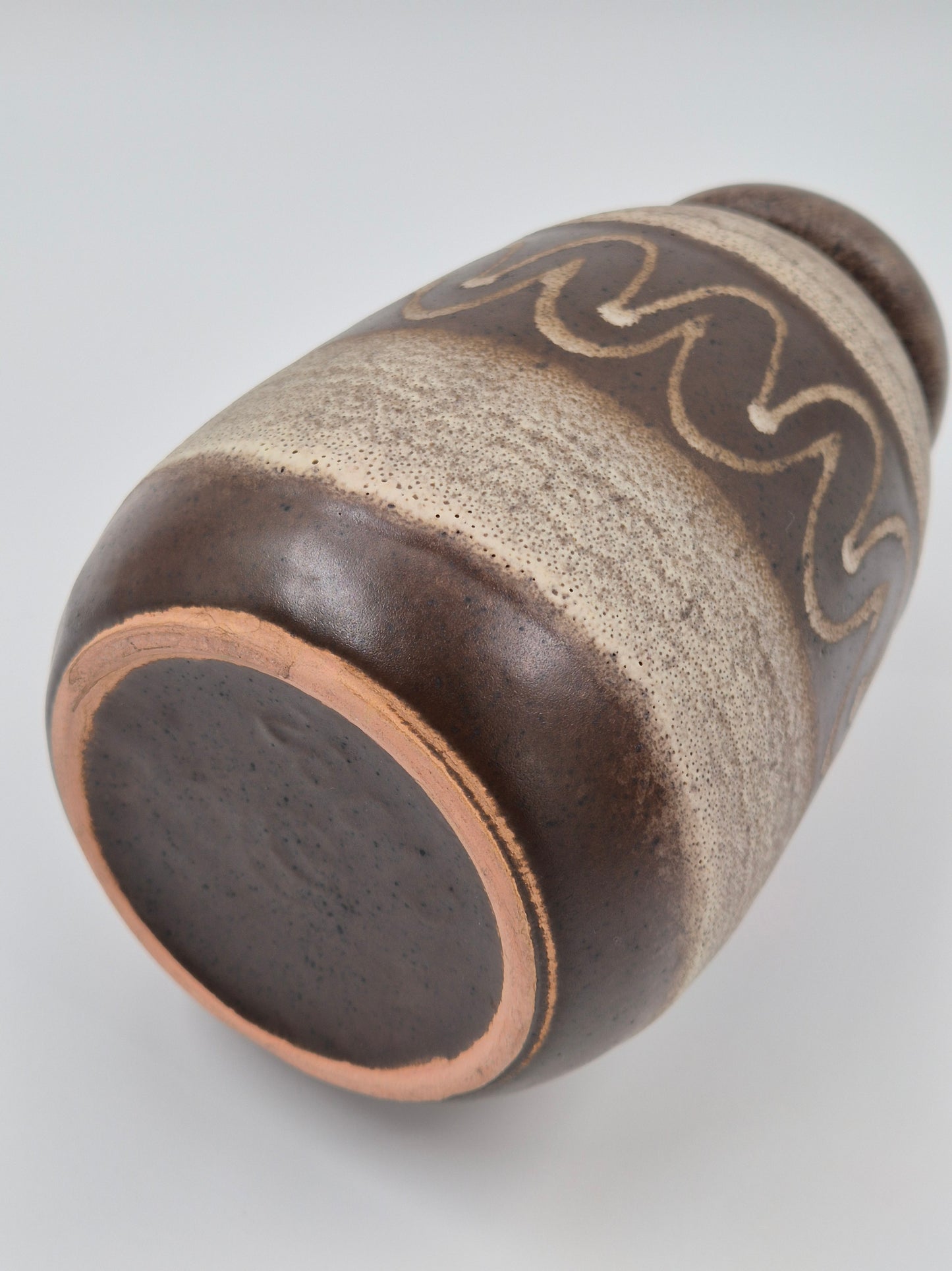 Vintage Oost-Duitse keramische vaas - Mid-Century Modern aardewerk