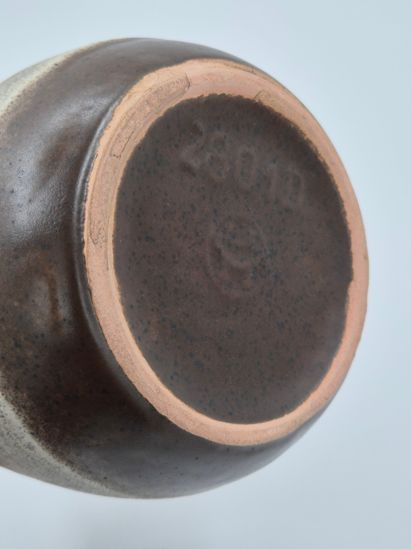 Vintage Oost-Duitse keramische vaas - Mid-Century Modern aardewerk