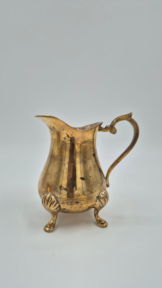 Antique Sugar Bowl and Creamer – Patinated set