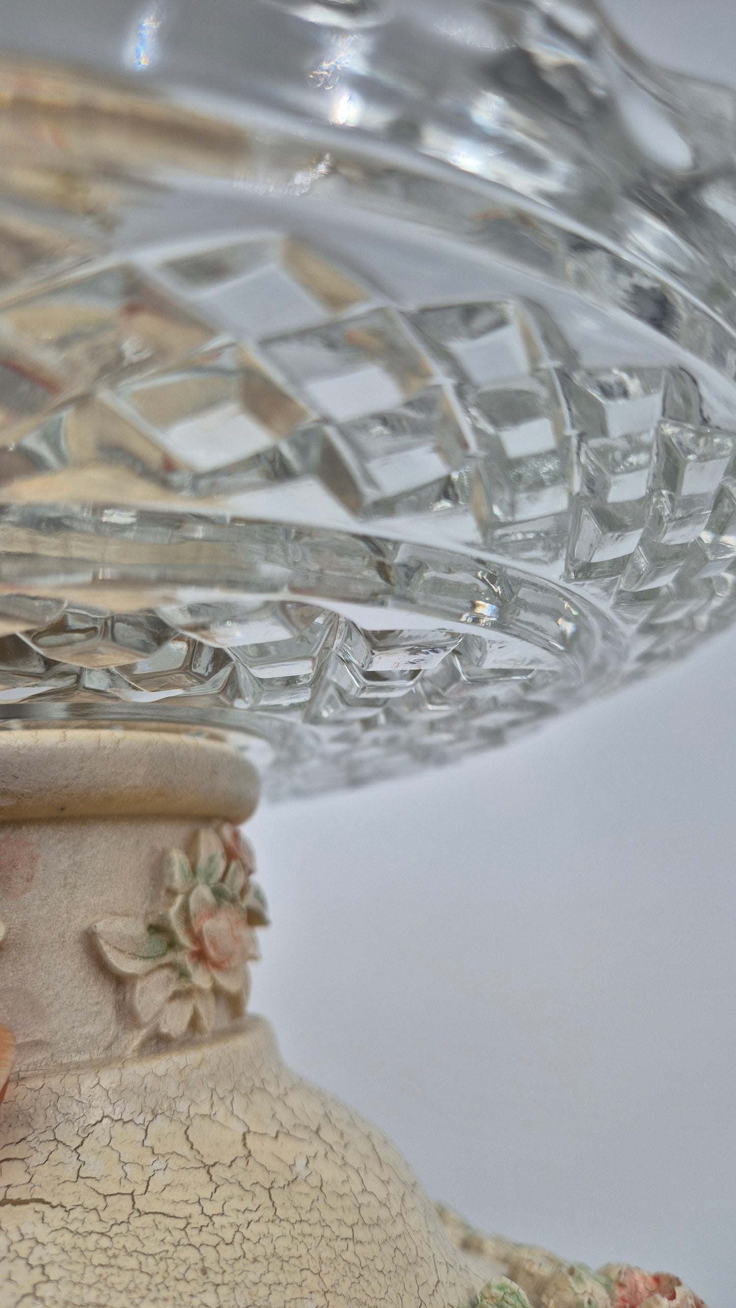 Vintage Decorated Serving Dish