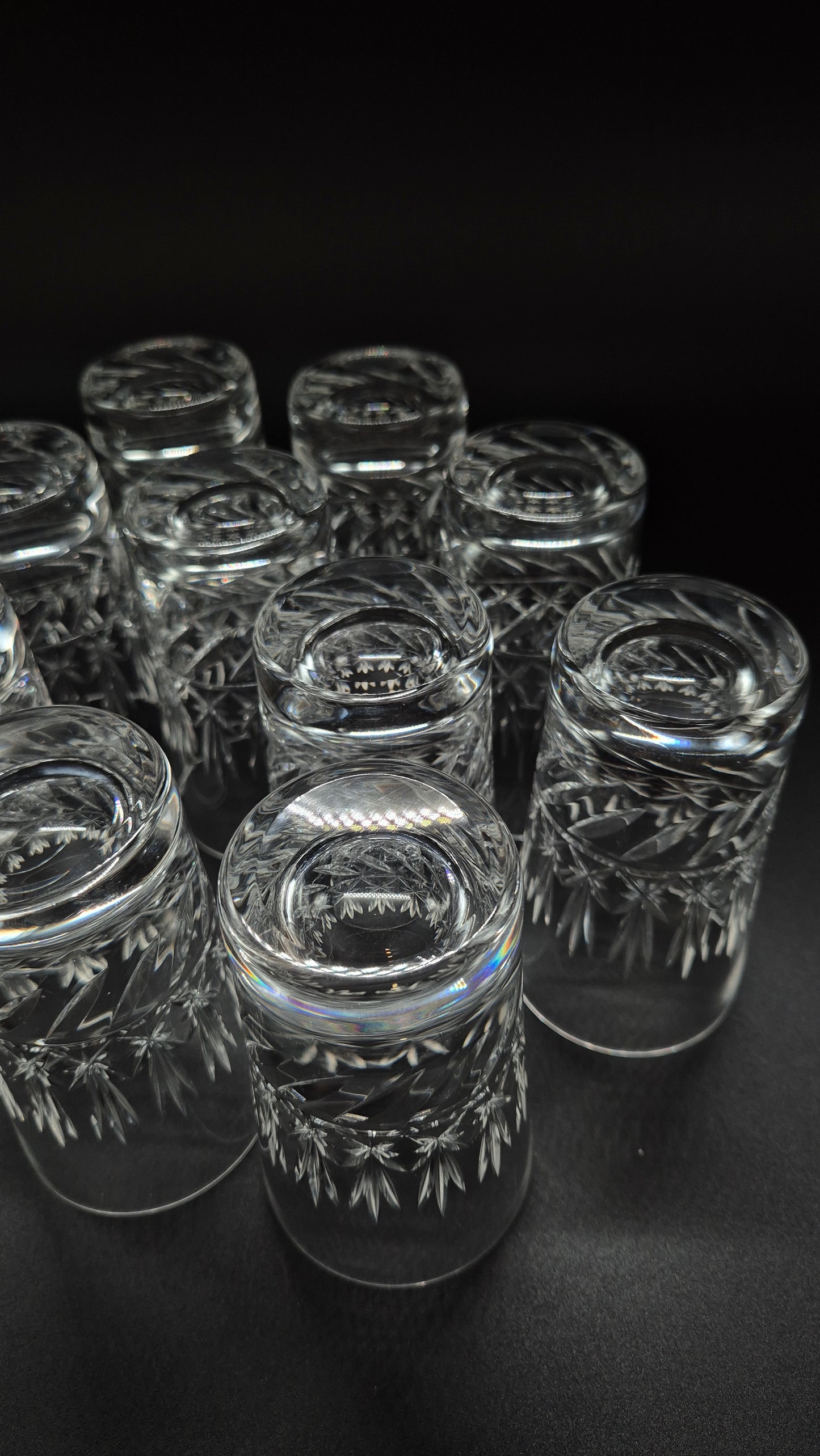 Set of 5 Nuutajärvi Crystal Drinking Glass – Vintage Finnish Glassware
