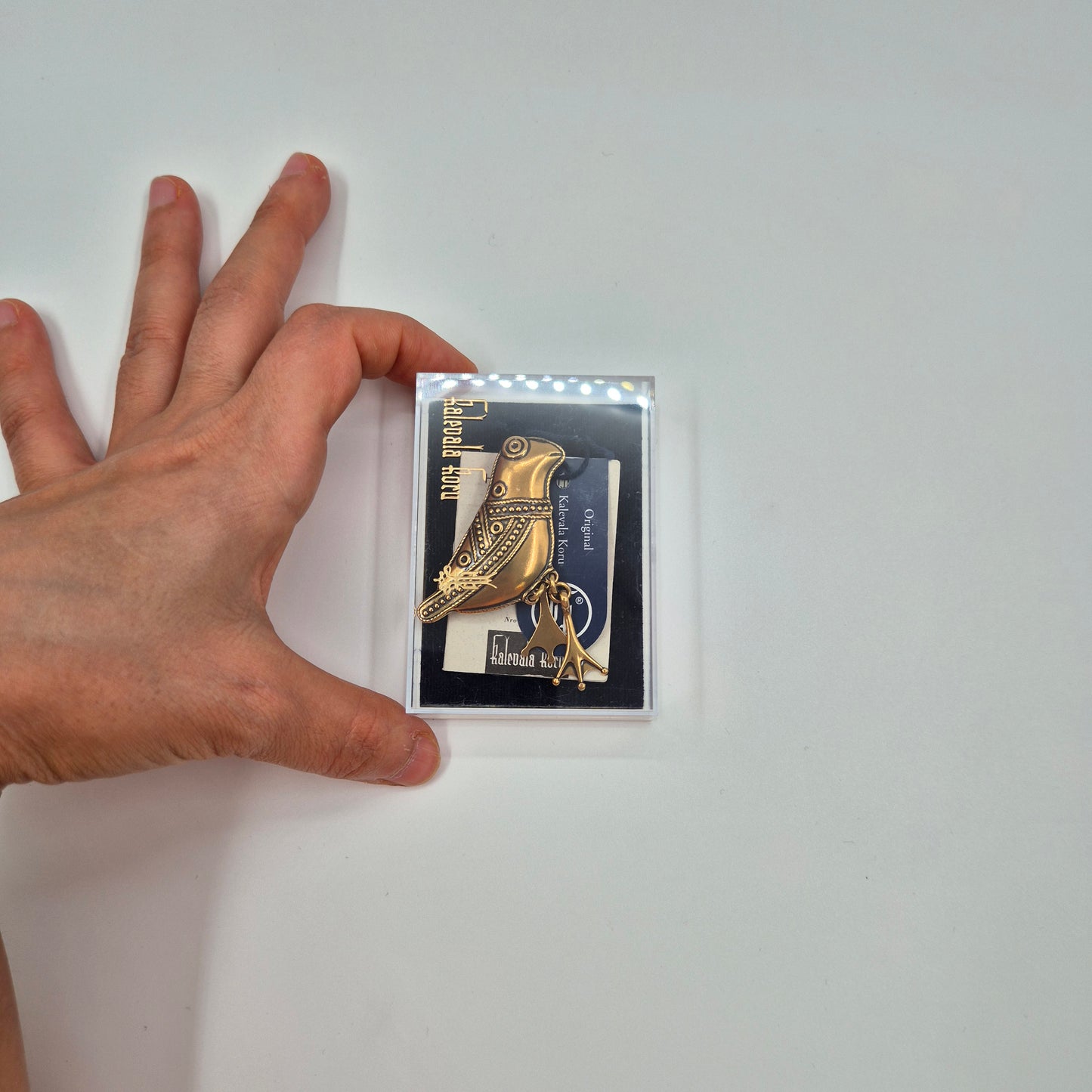 Kalevala Koru Hattulan Lintu Brooch, Approx. 7 cm