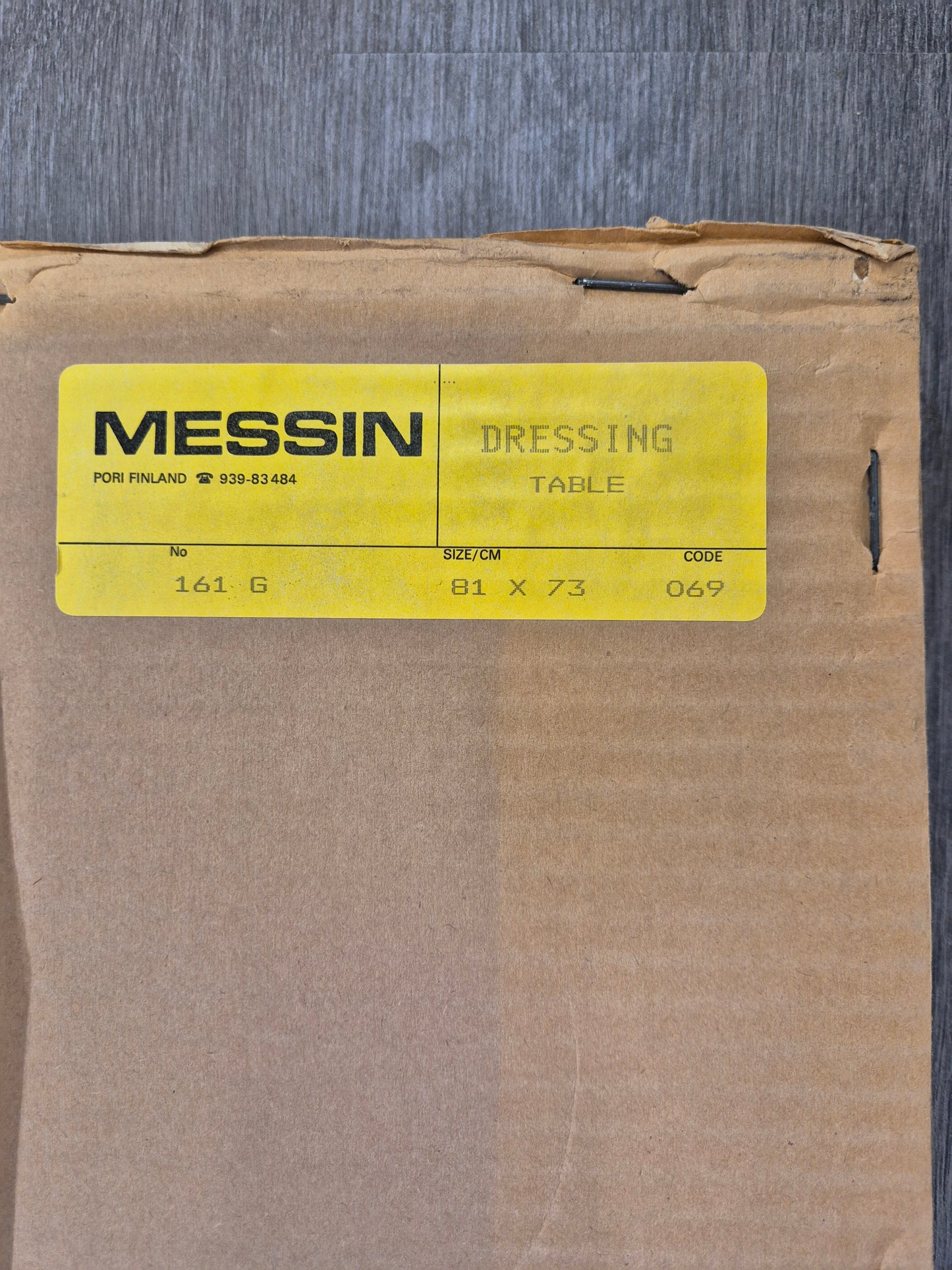 Vintage Finnish Dressing Table – Messin Oy | Original Packaging | Made in Finland