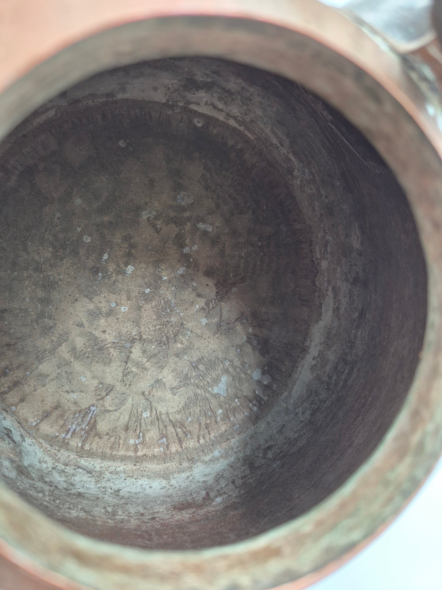 Bouilloire vintage en cuivre – Capacité 1 litre | Charme rustique classique