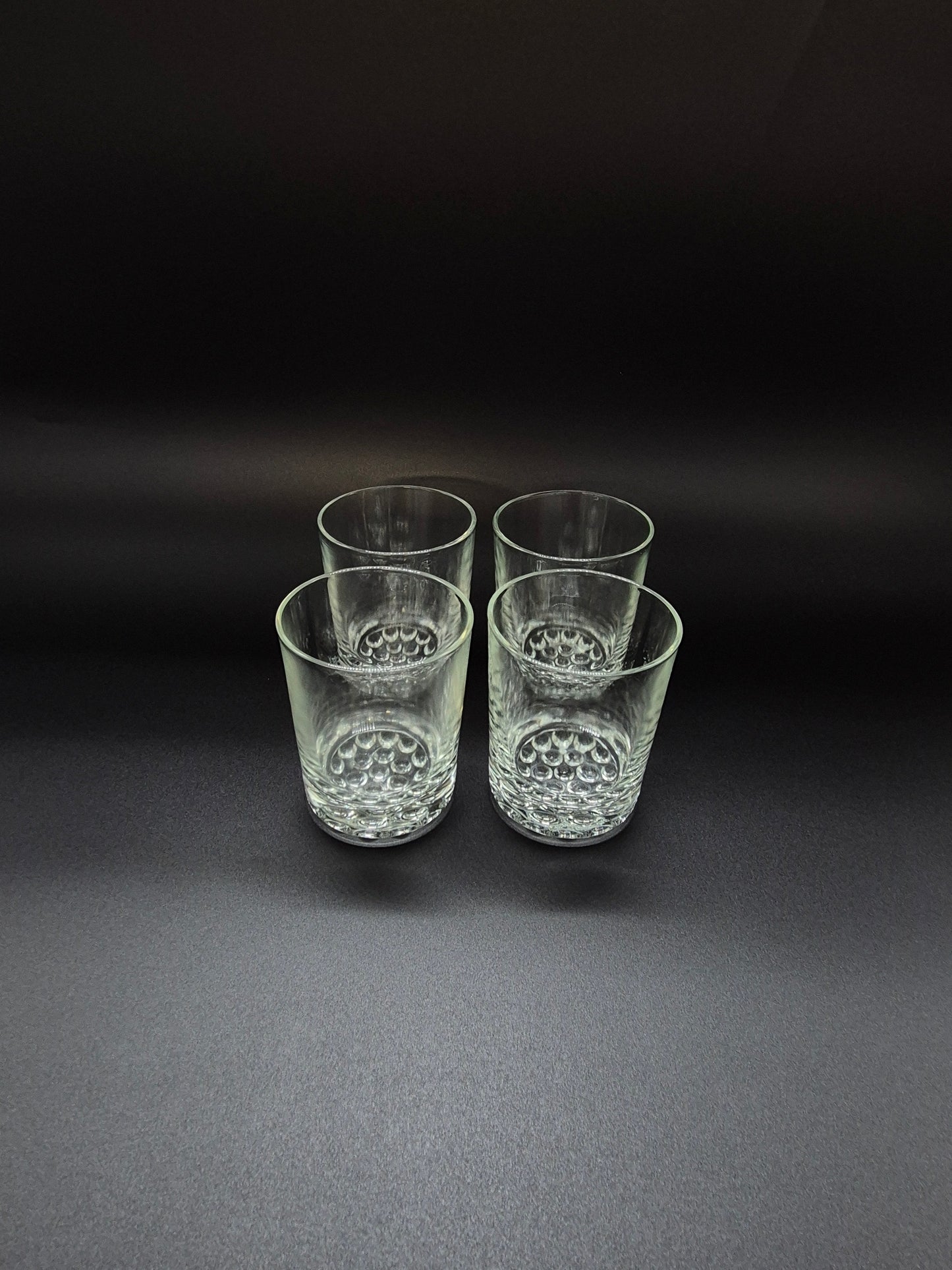 Iittala Tapio Wirkkala Puolukka Glass Set of 4 Finnish Vintage Tumblers