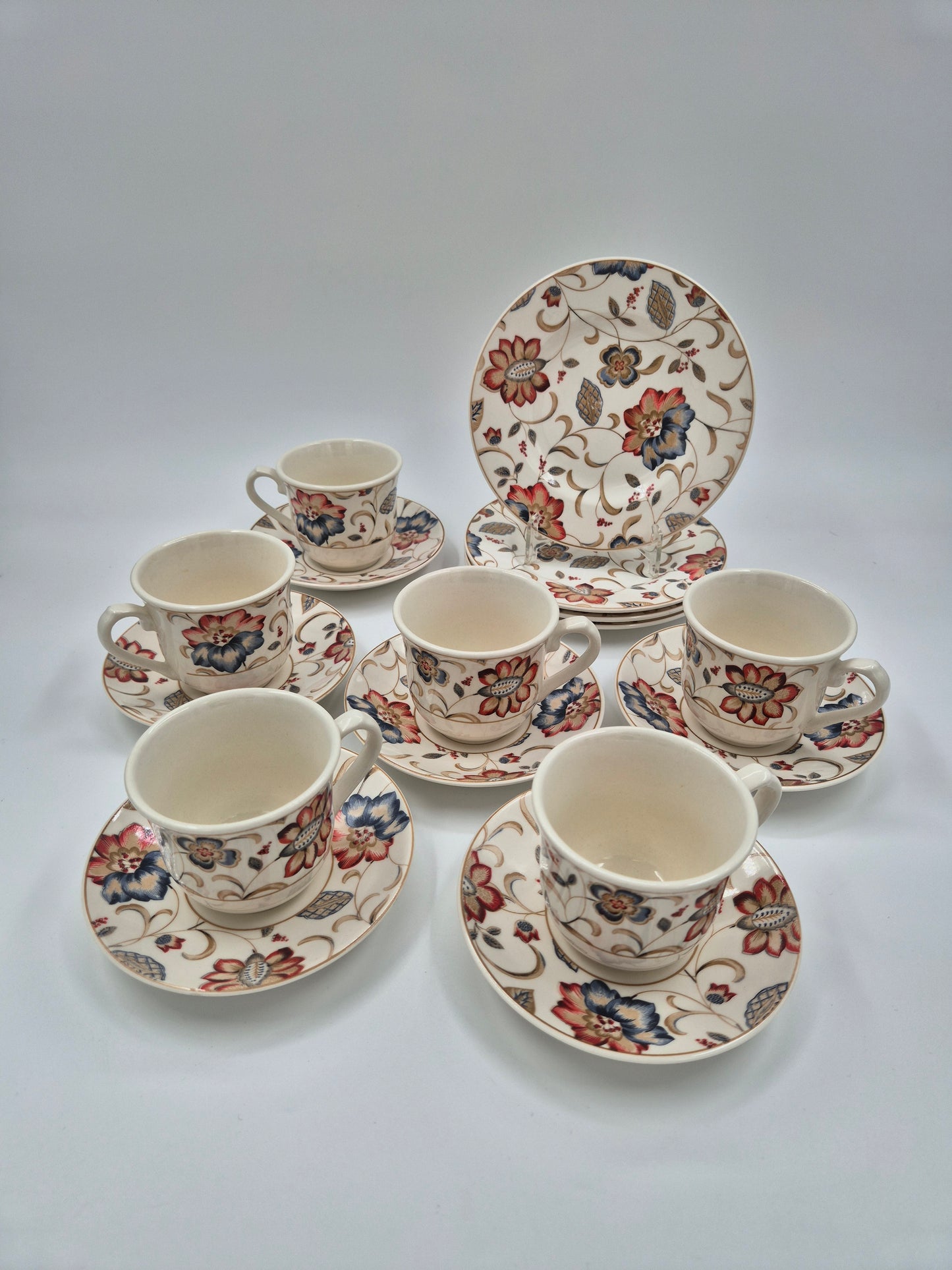 Vintage Churchill Jacobean kop en schotel