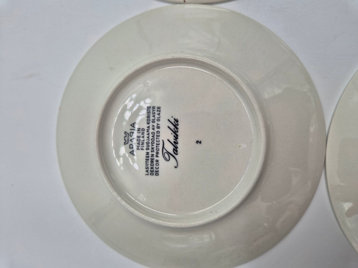 Set of 4 vintage Arabia Finland Talvikki Espresso Cup & Saucer – Finnish Floral Ceramic