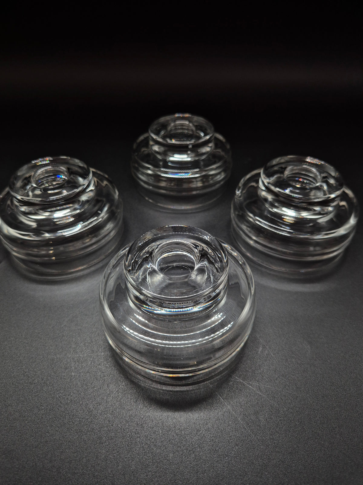 Set of 4 Iittala Pisararengas Dessert Bowls, Timo Sarpaneva