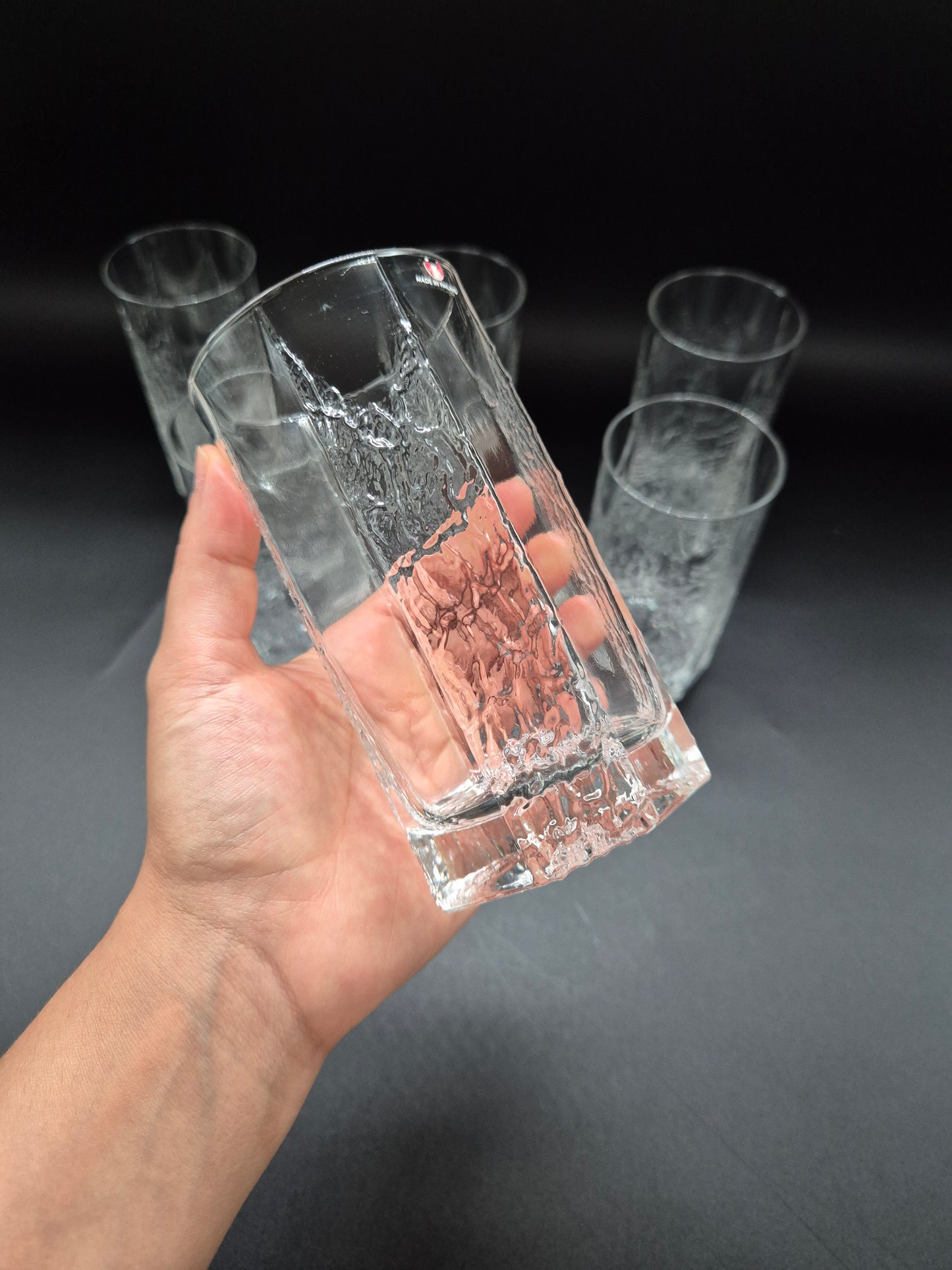 Set of 6 Iittala Kalinka Beer Glasses