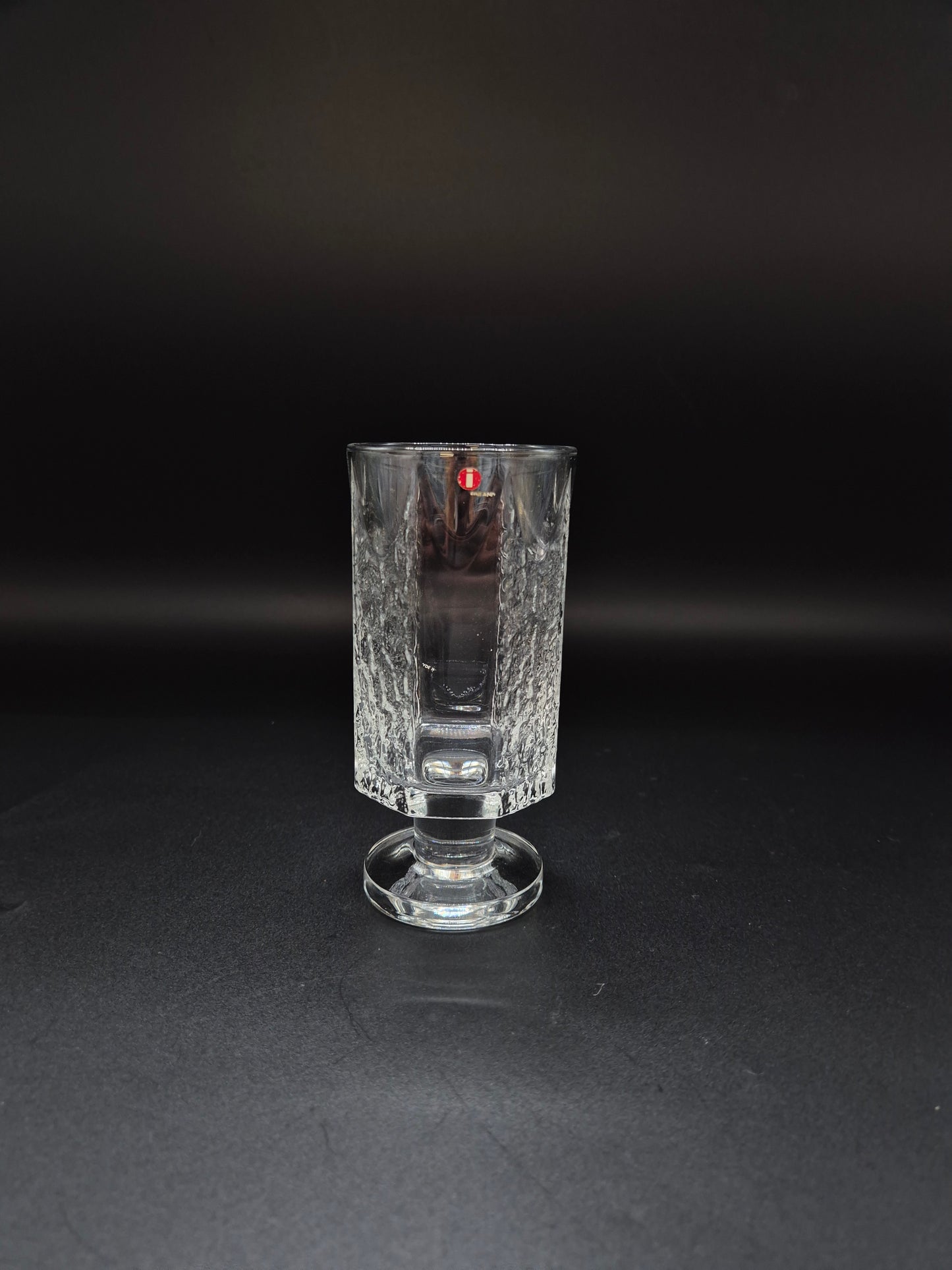 Vintage Iittala Kalinka Footed Beer Glass 30 cl | Timo Sarpaneva | Finnish Art Glass | Mid-Century Scandinavian Glassware