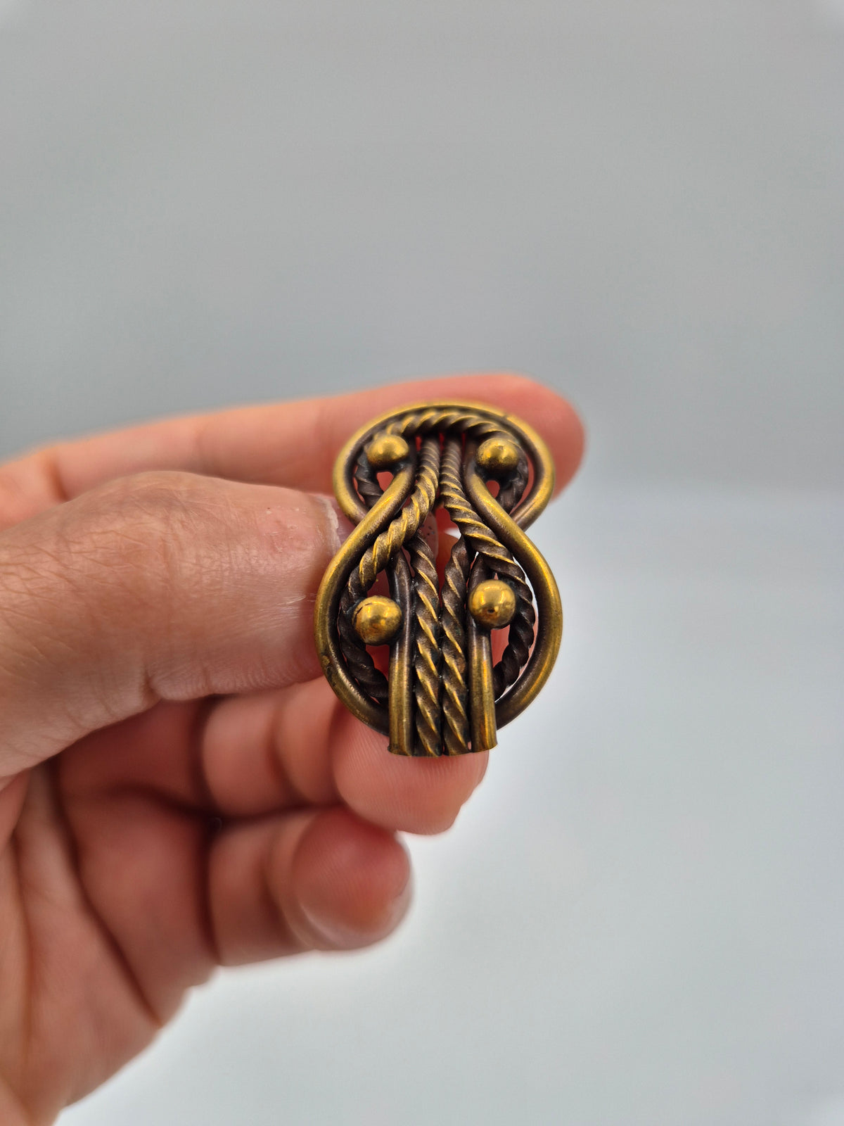 Kalevala Koru Teljän Neito Bronze Brooch by Germund Paaer