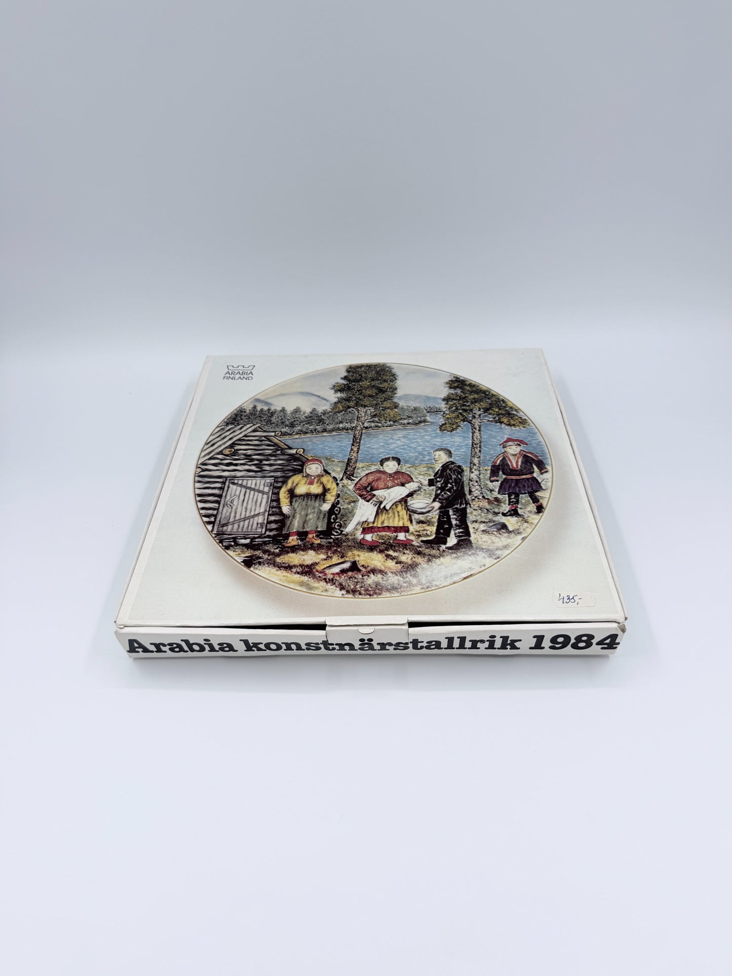 Arabia Finland 1984 Andreas Alariesto Lapland Wall Plate – Limited Edition 7000