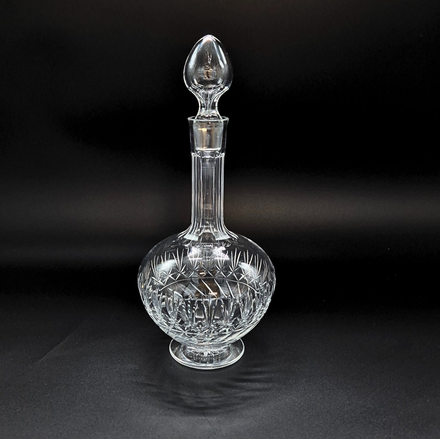 Vintage Nuutajärvi Glass Leo Crystal Carafe
