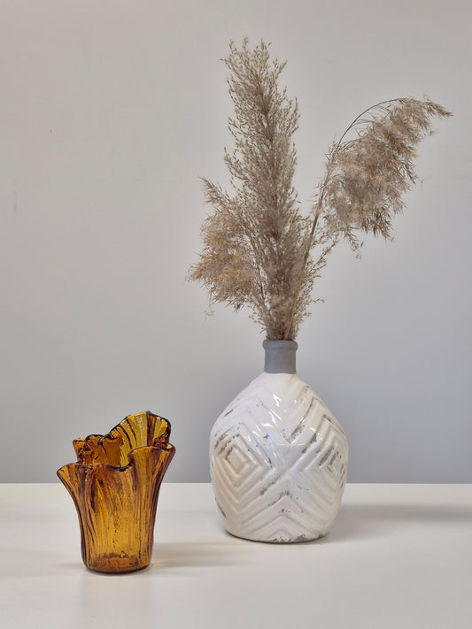 Retro Muurla Glazen Vaas – Fins Vintage Design