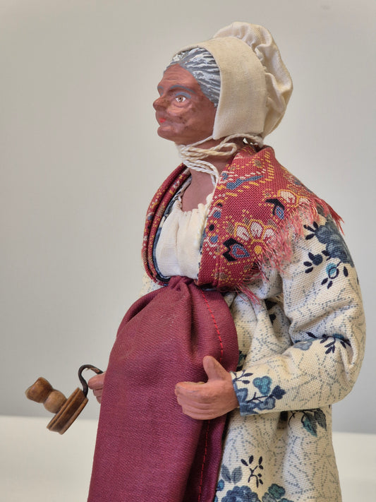 Vintage Clay Figure Signed E. Bednoux